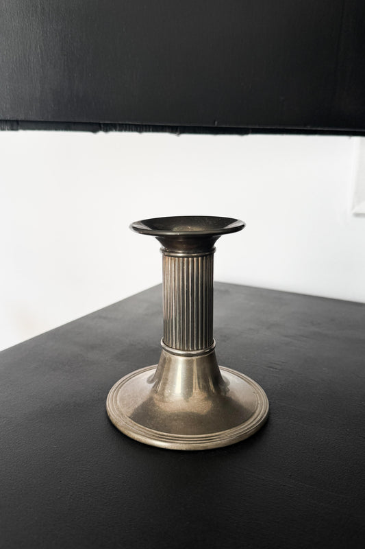 Vintage Kerzenhalter – versilbert im Art-Déco-Stil theplaincircle vintage