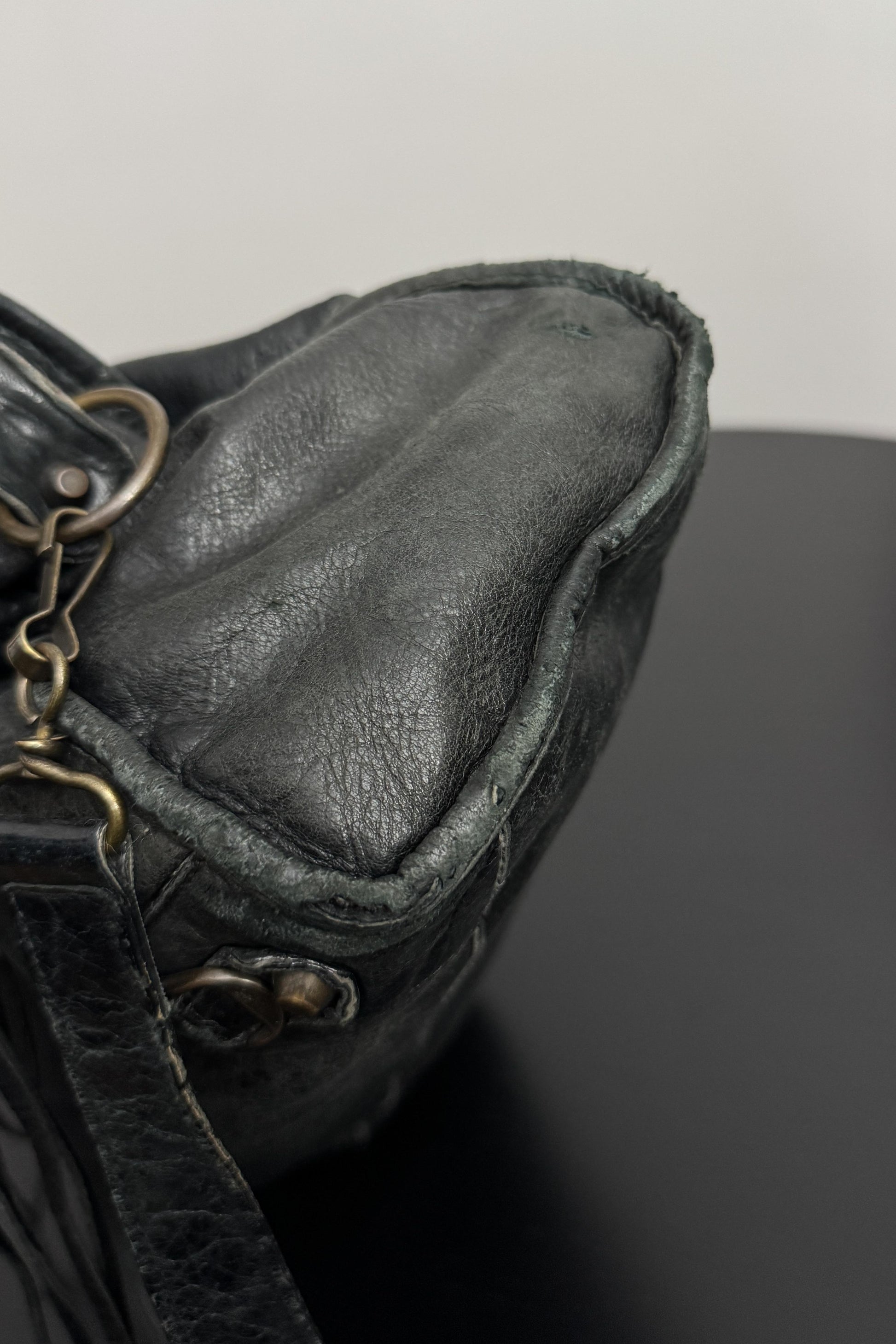 Y2K Balenciaga Motorcycle City Bag, Schwarz, Nicolas Ghesquière theplaincircle vintage