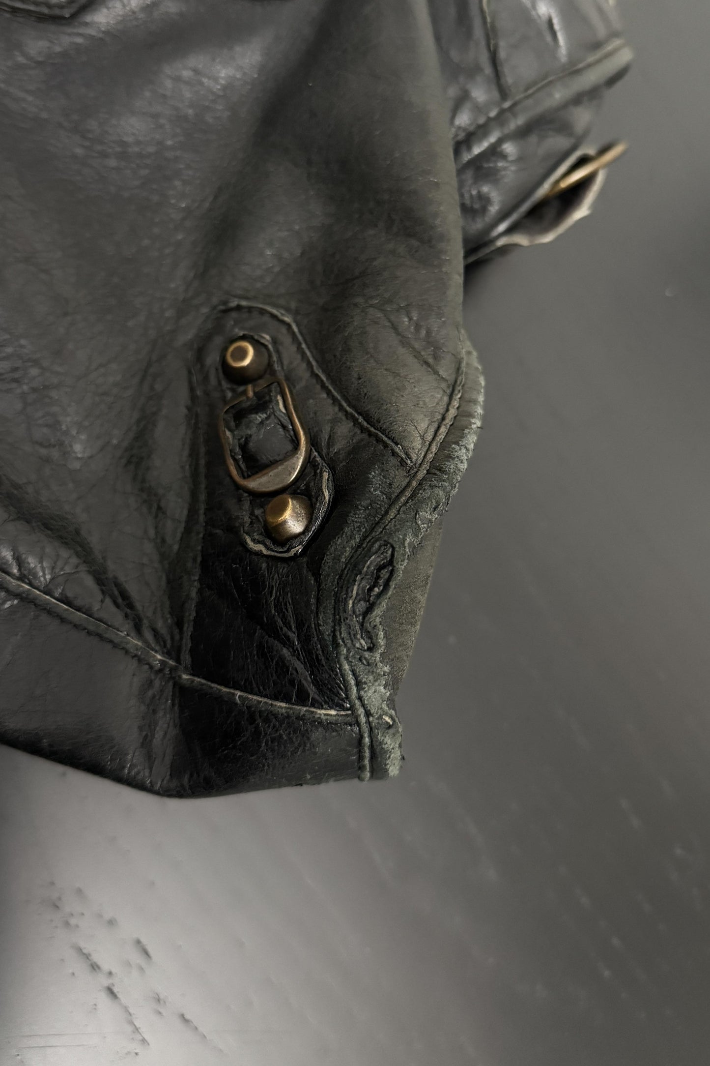 Y2K Balenciaga Motorcycle City Bag, Schwarz, Nicolas Ghesquière theplaincircle vintage