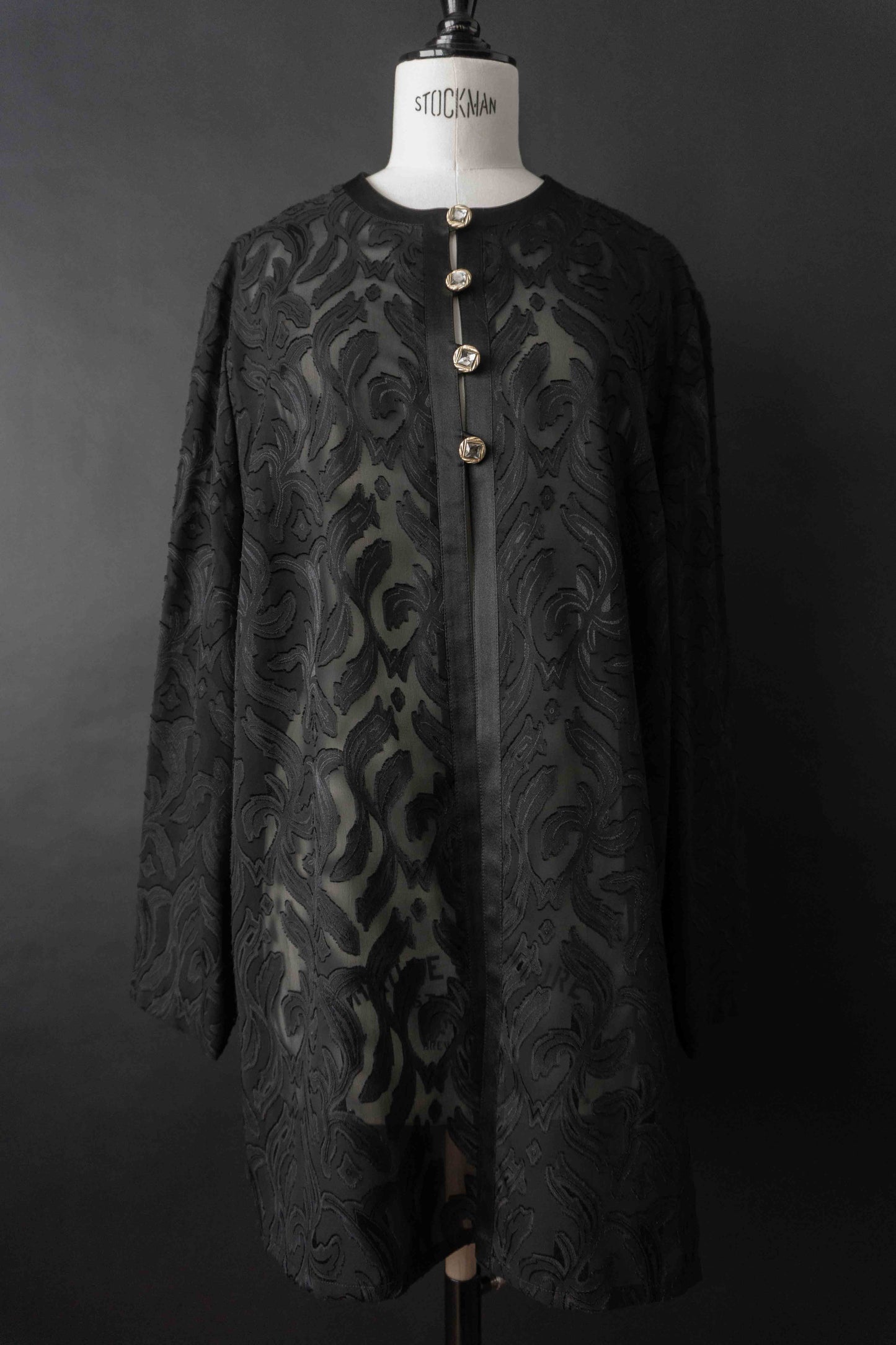 Vintage Goth Bluse Transparent, M–L theplaincircle vintage