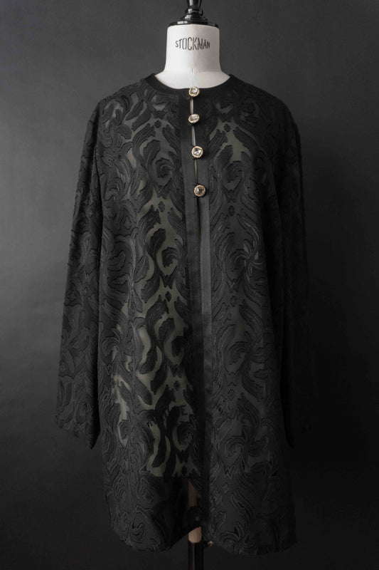 Vintage Goth Bluse Transparent, M–L theplaincircle vintage
