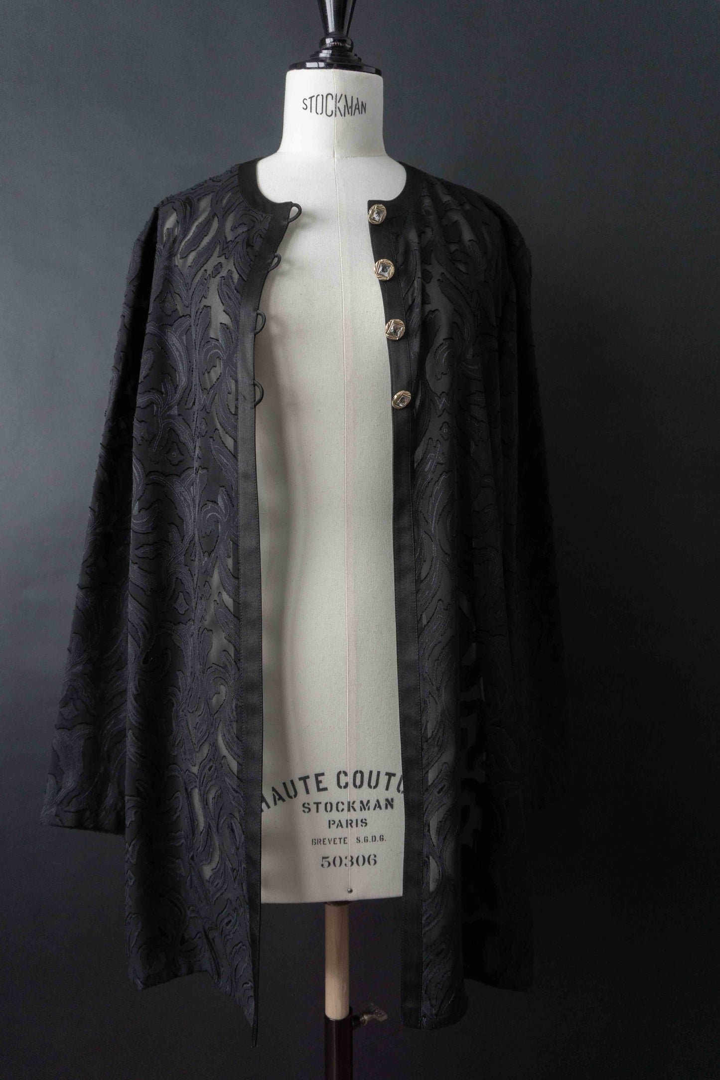 Vintage Goth Bluse Transparent, M–L theplaincircle vintage