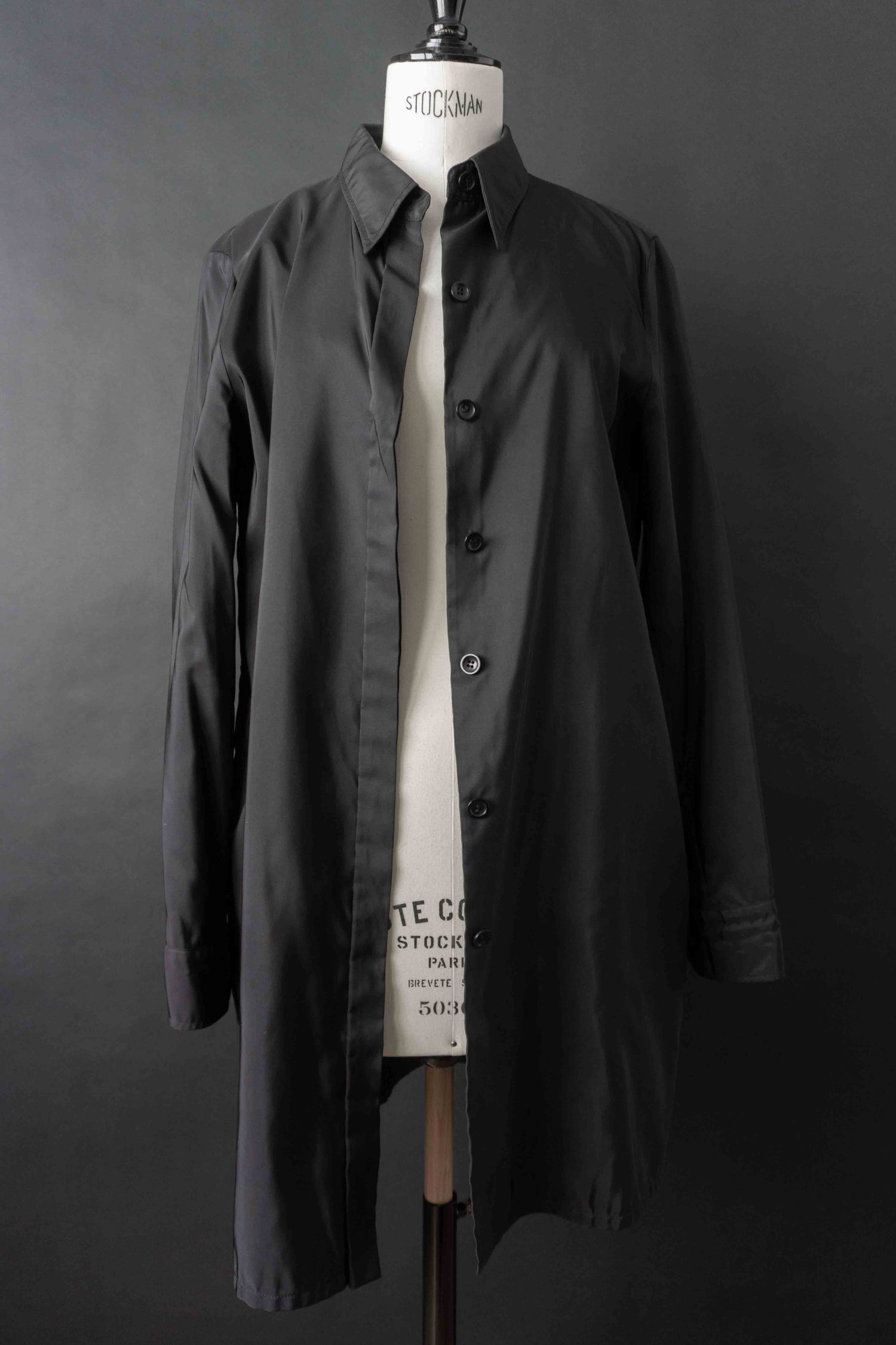 Longbluse Strenesse, Schwarz, XS–S theplaincircle vintage