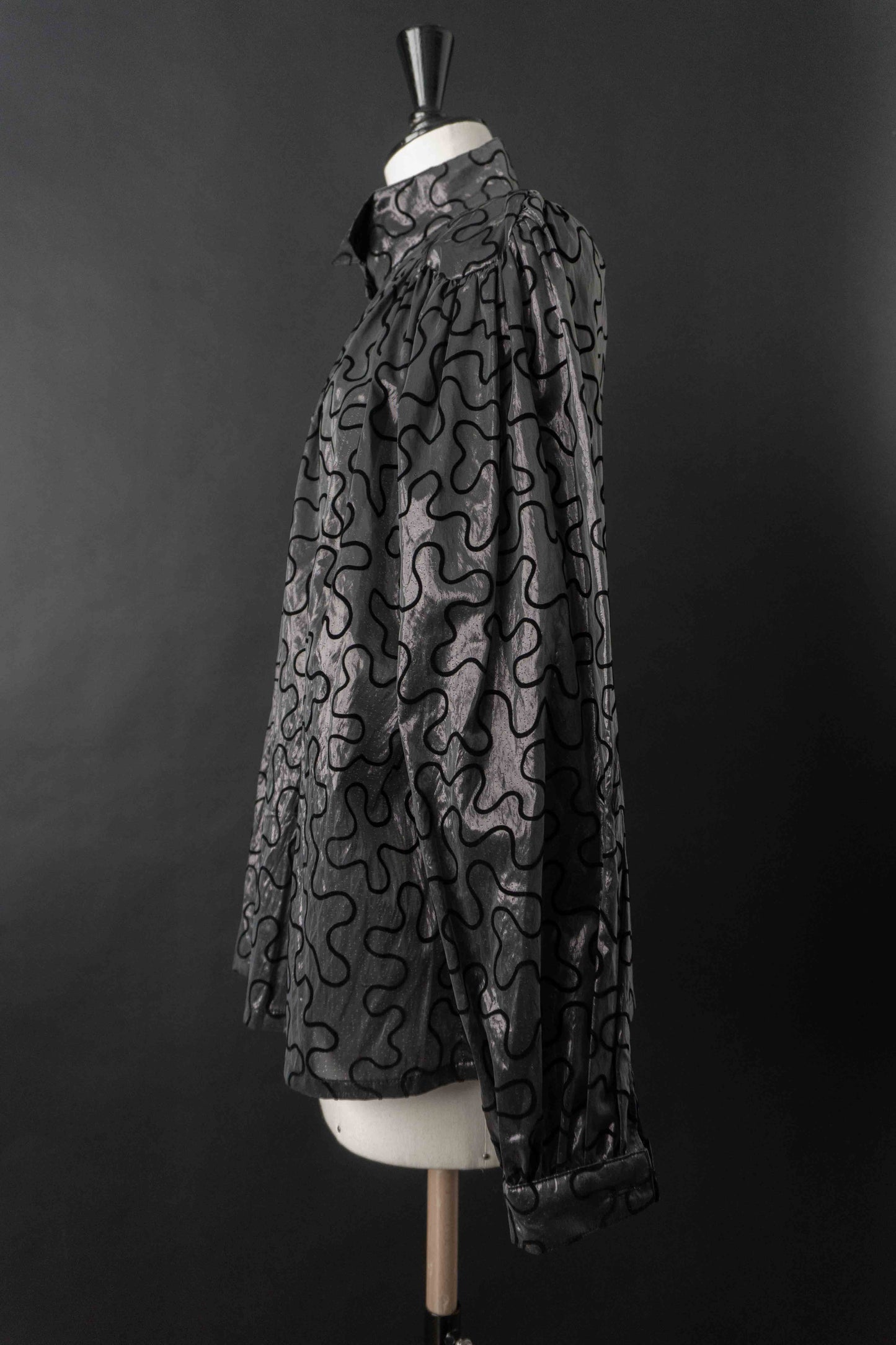 Bluse, Silber, M–L theplaincircle vintage