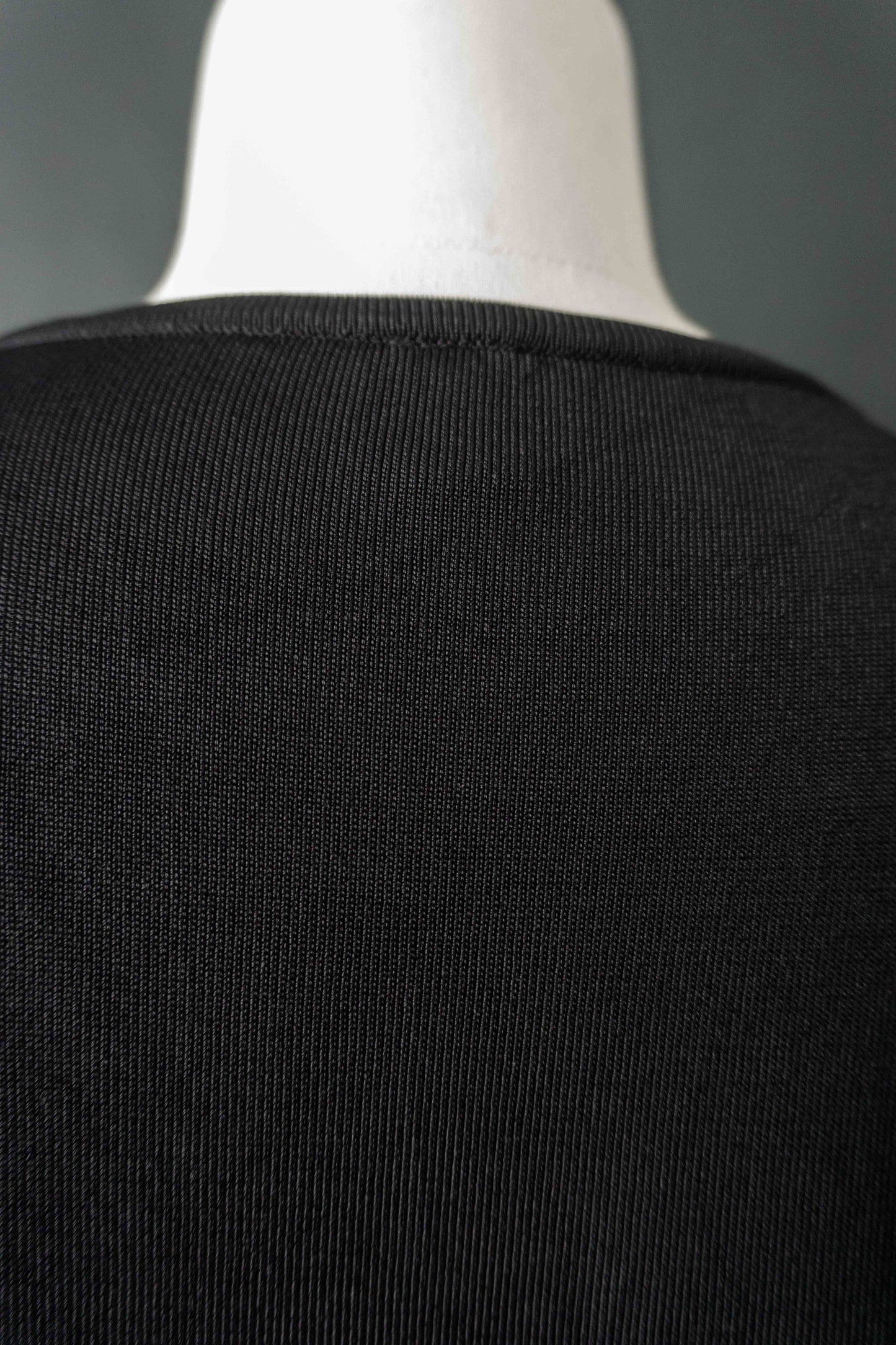 Schwarzes Viskose Shirt mit Pailletten – Subtiles Statement Piece, M–L theplaincircle vintage
