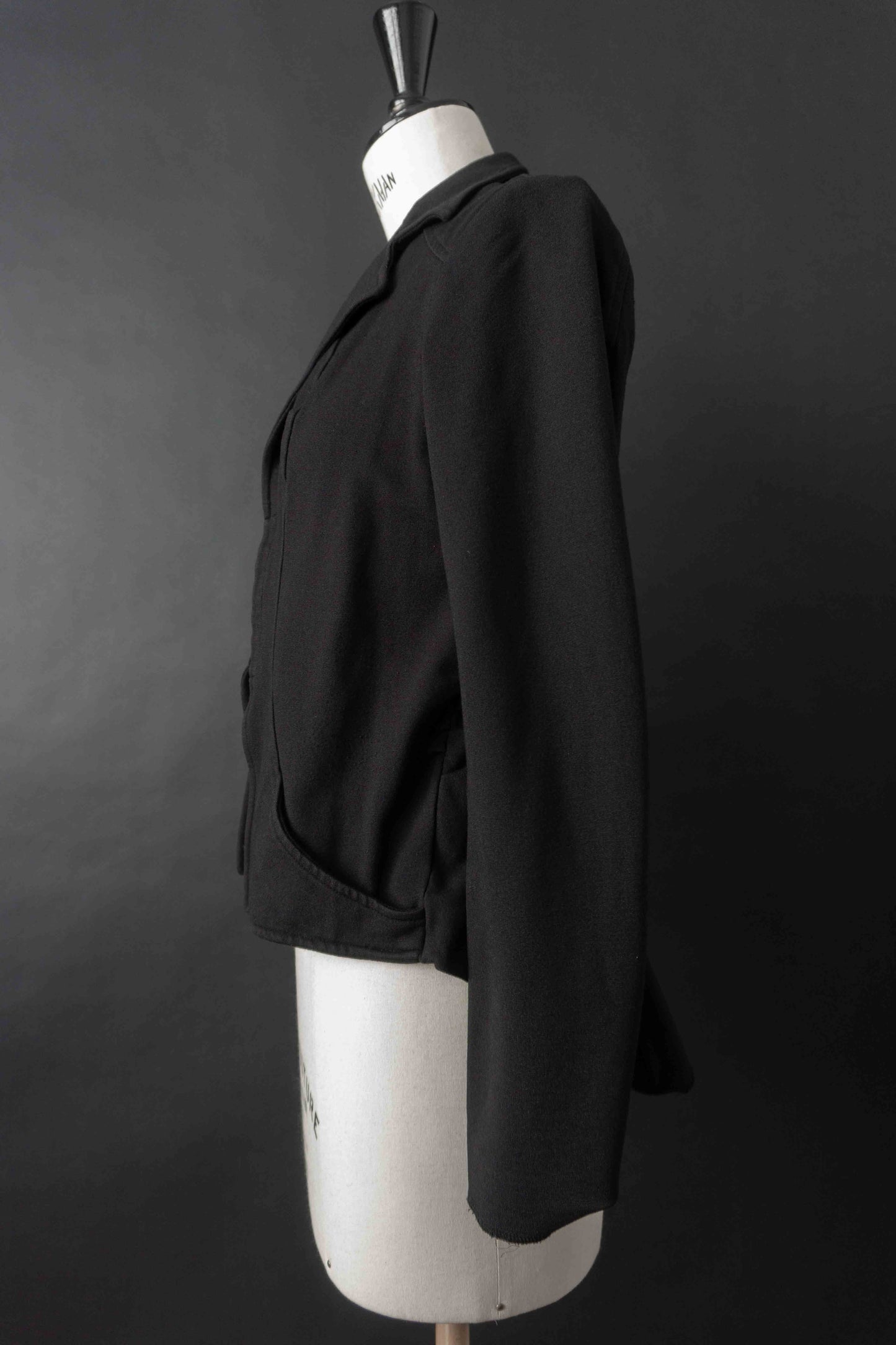Vintage witchy Blazer, tailliert, Schwarz, S theplaincircle vintage