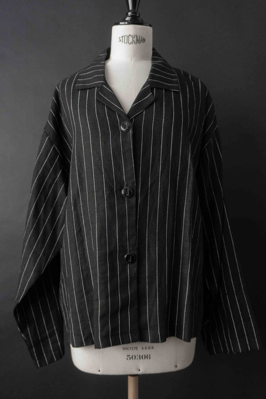 Jacken Leinen Schwarz, M–L theplaincircle vintage