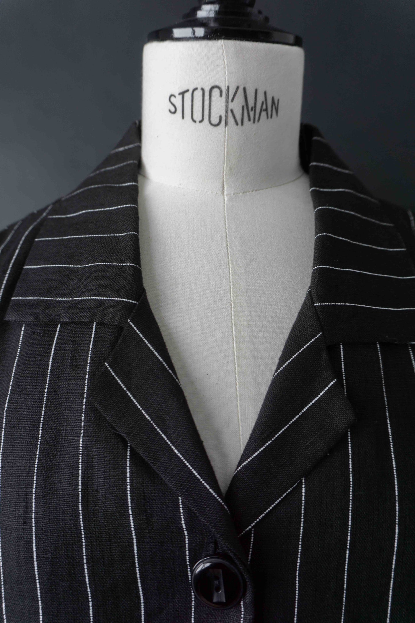 Jacken Leinen Schwarz, M–L theplaincircle vintage