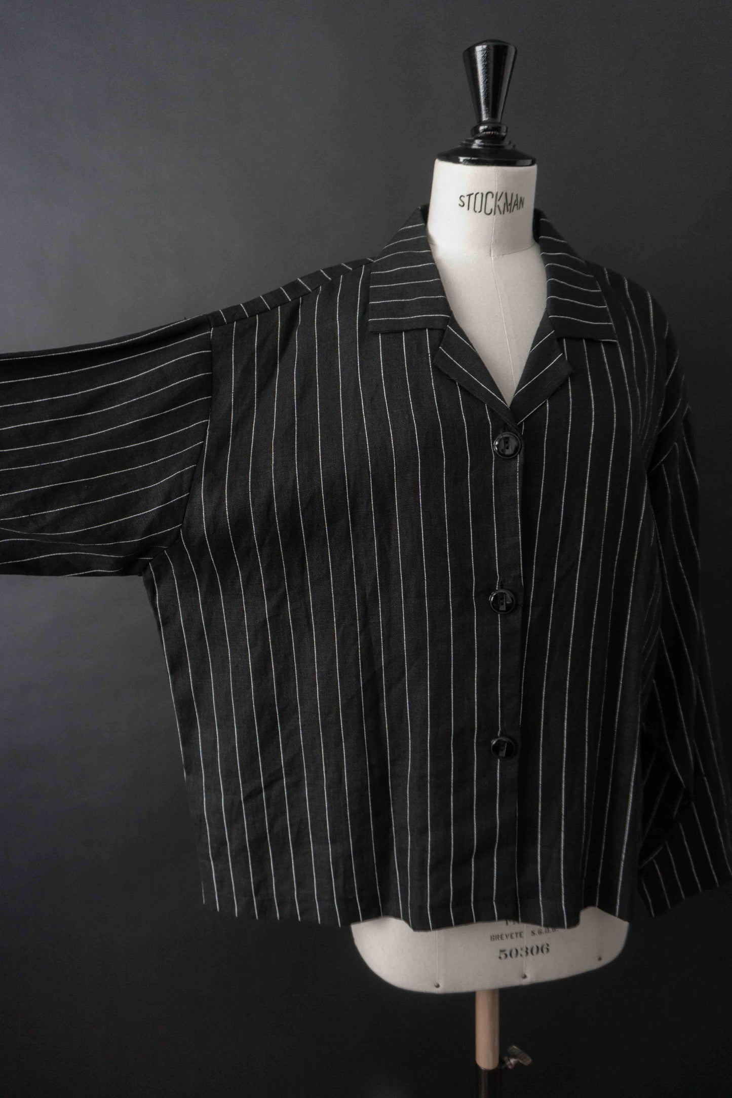 Jacken Leinen Schwarz, M–L theplaincircle vintage