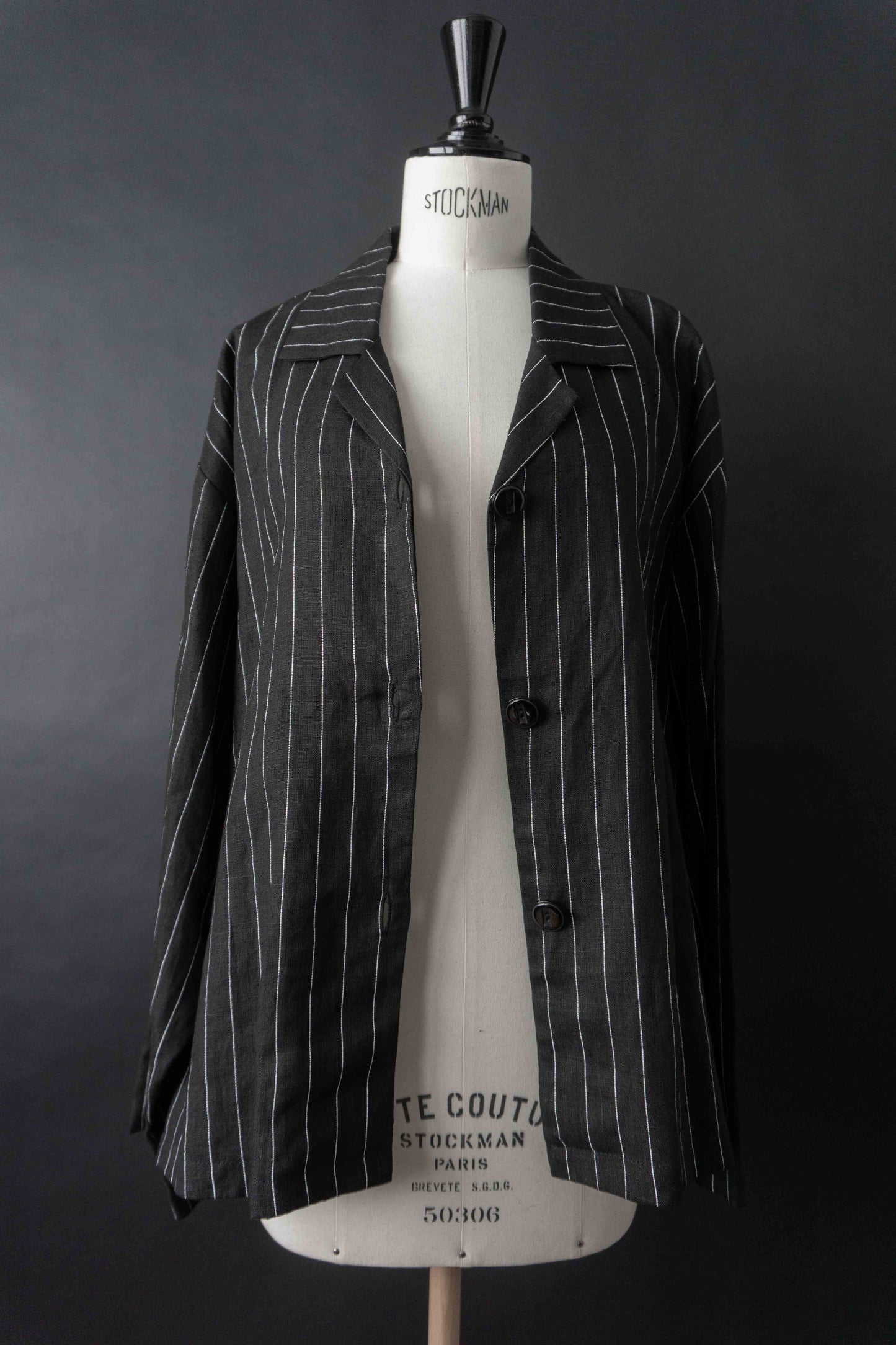 Jacken Leinen Schwarz, M–L theplaincircle vintage