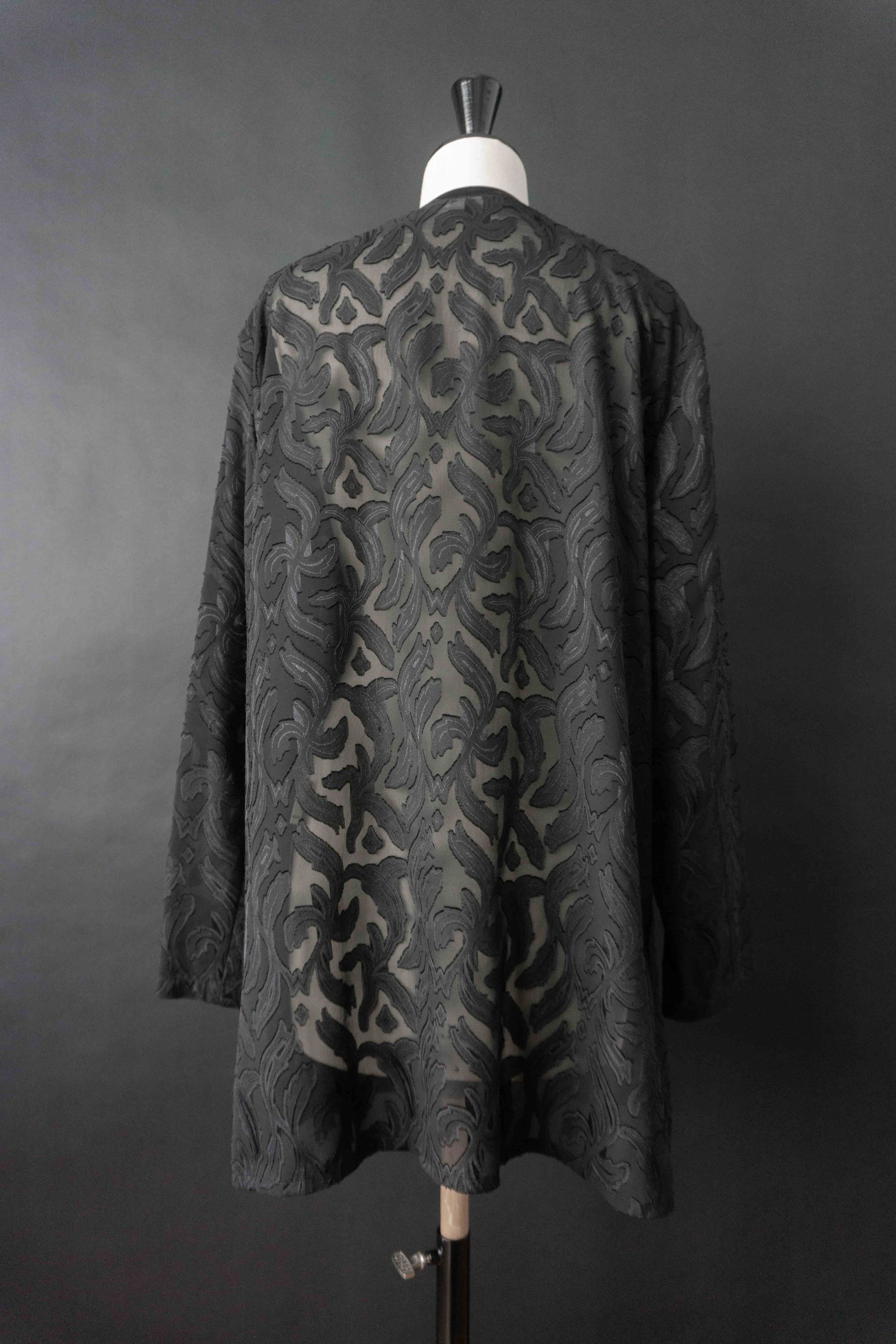 Vintage Goth Bluse Transparent, M–L theplaincircle vintage