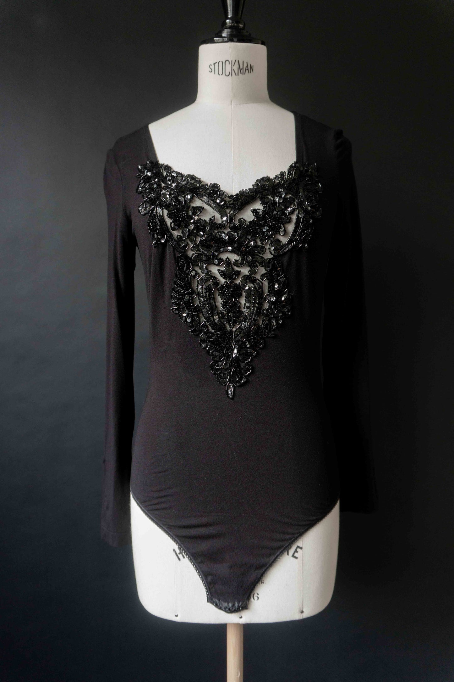 Vintage La Perla 80s Body, Pailetten, M–L theplaincircle vintage