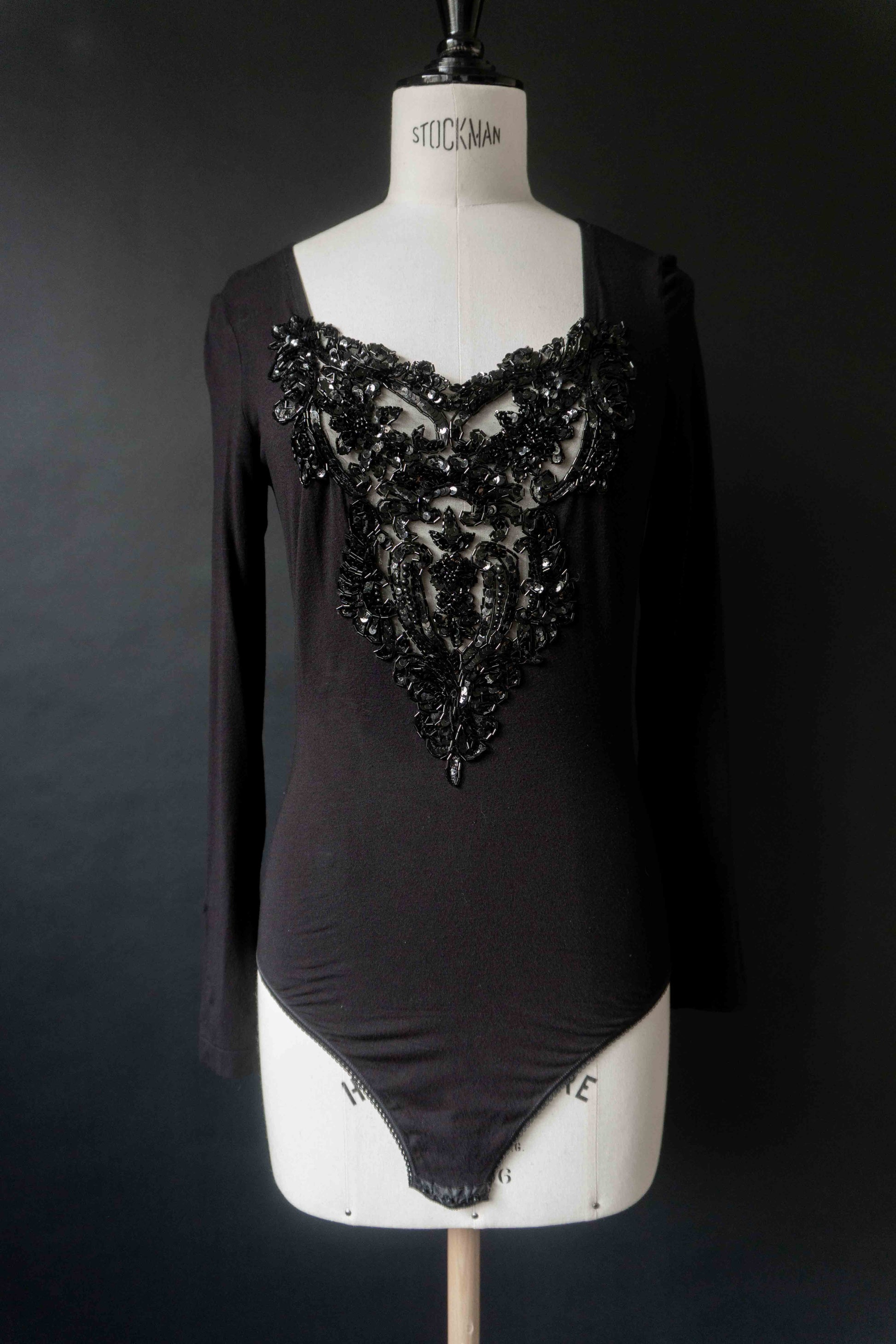 Vintage La Perla 80s Body, Pailetten, M–L theplaincircle vintage