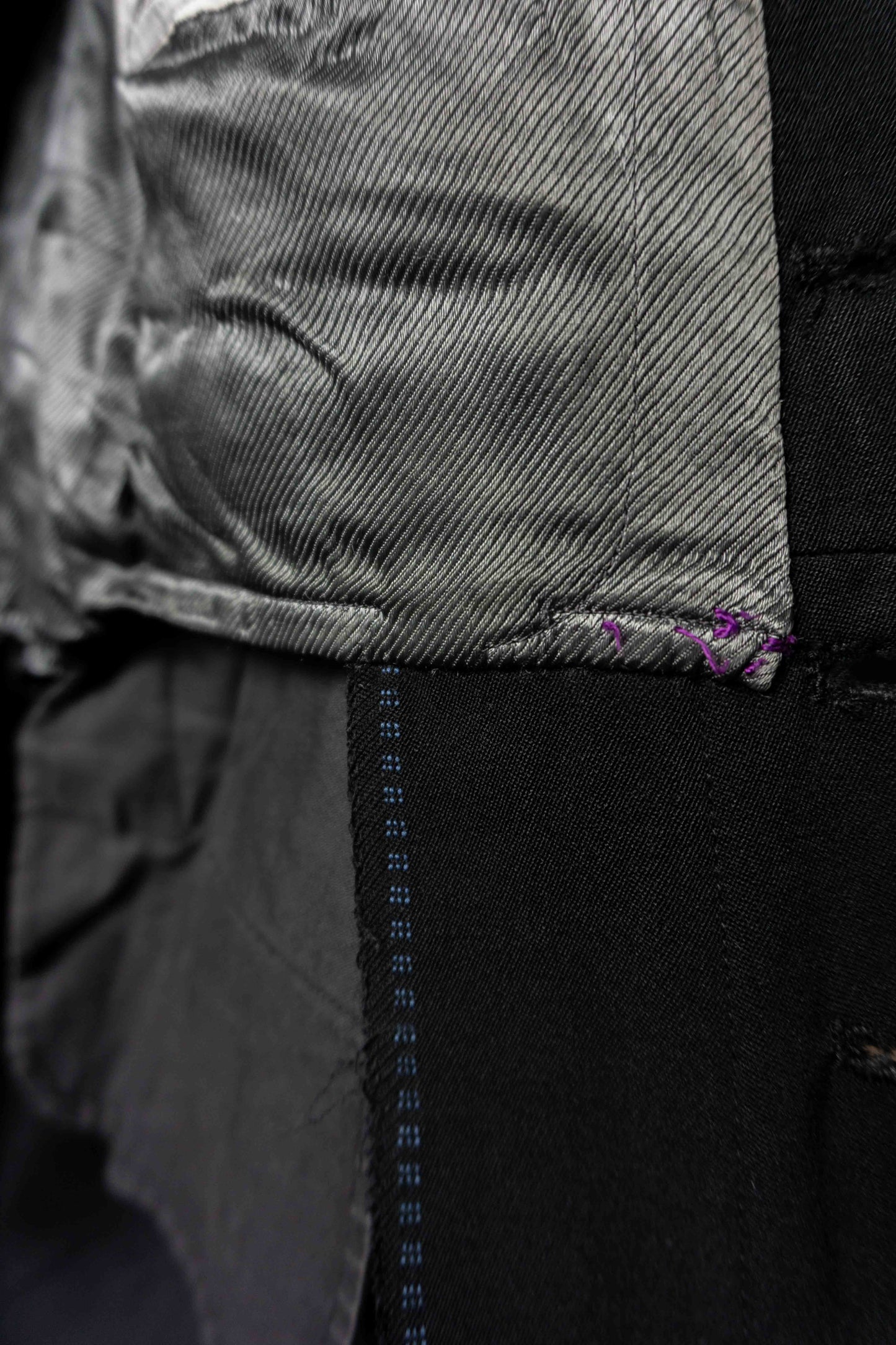Antiker französischer Pfarrermantel – schwarzer Clergy Coat mit Knopfleiste, M–L theplaincircle vintage