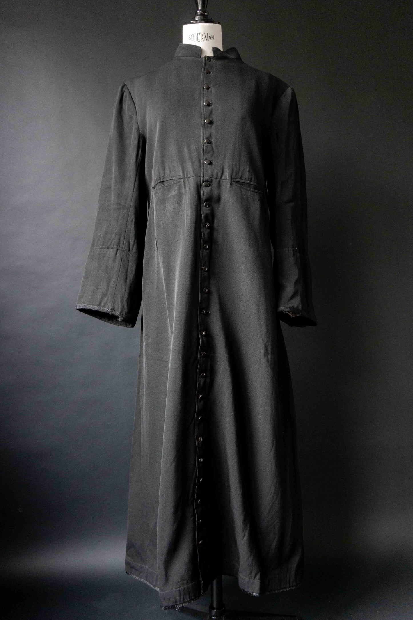 Antiker Pfarrermantel Frankreich schwarz – Clergy Coat Vintage