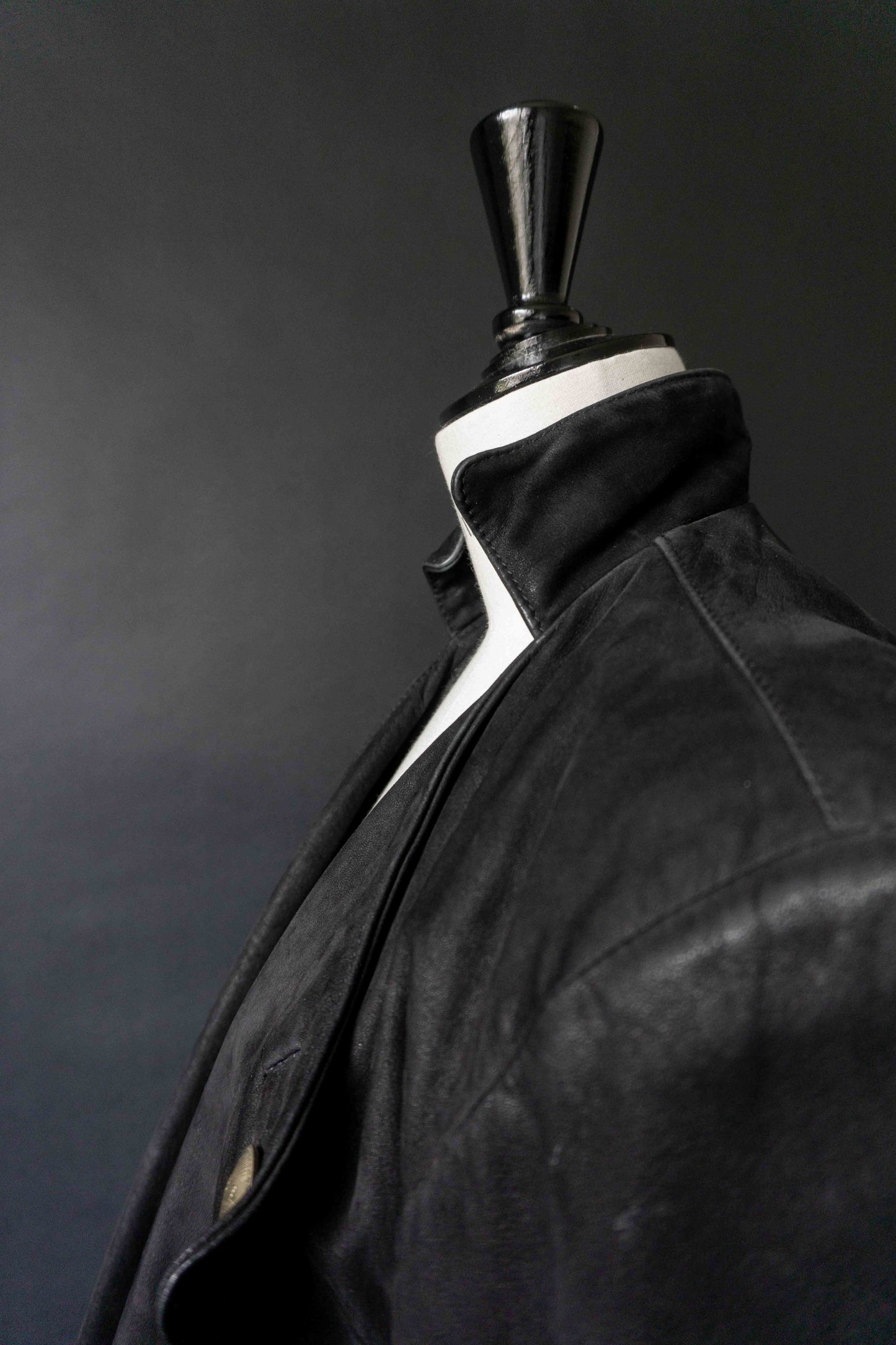 Vintage Pyrate Style Lederjacke Schwarz, S–M theplaincircle vintage