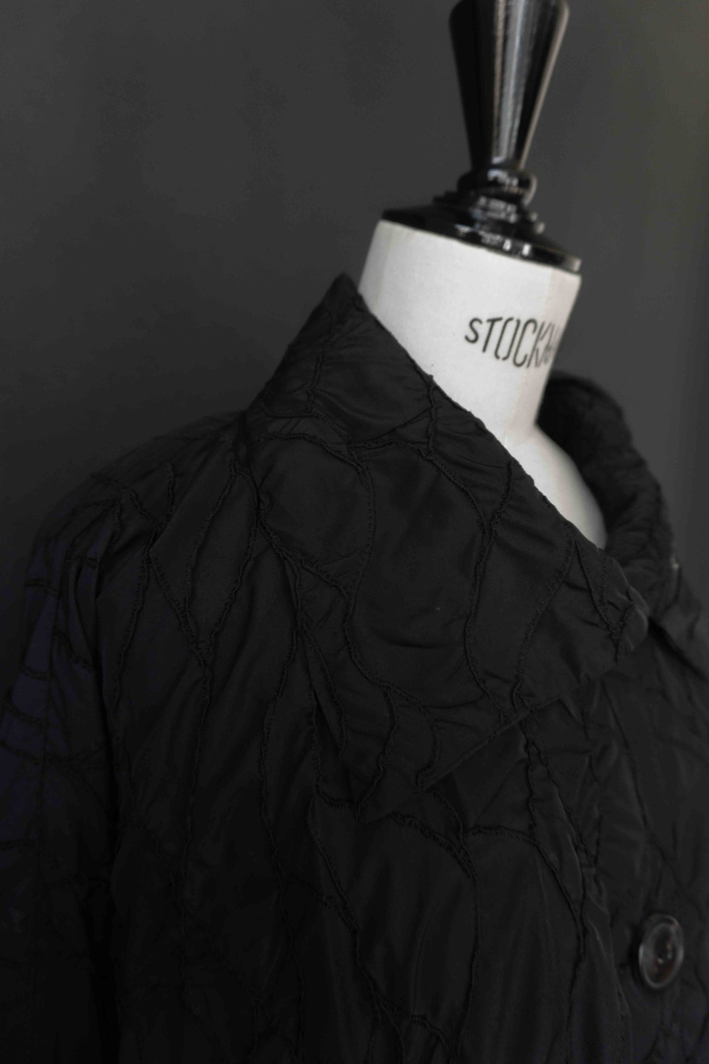 Vintage avantgarde Oversize Jacke Schwarz, Lightweight Layering Piece, L–XL theplaincircle vintage