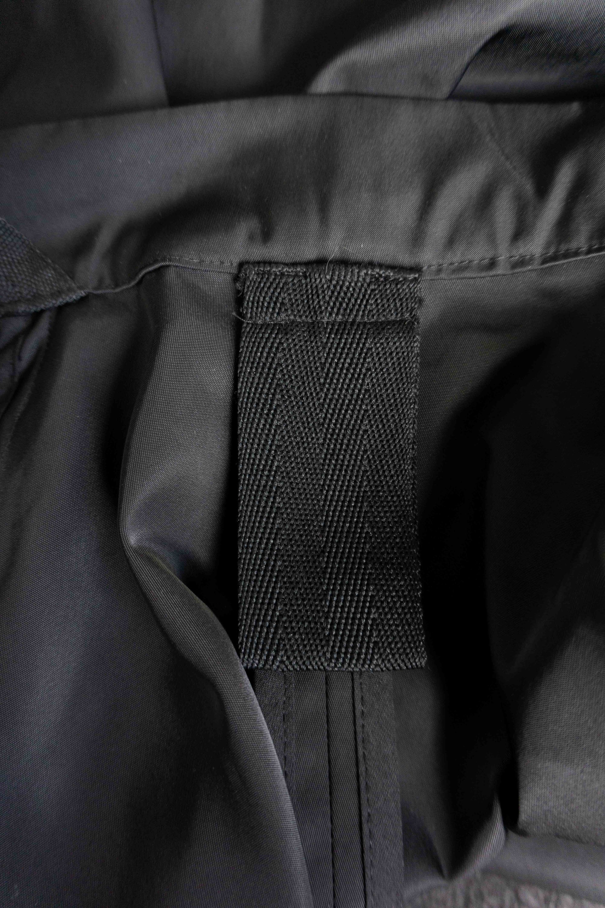 Rundholz Black Label Jacke schwarz – Avantgarde Techwear Zipper Jacket, L theplaincircle vintage