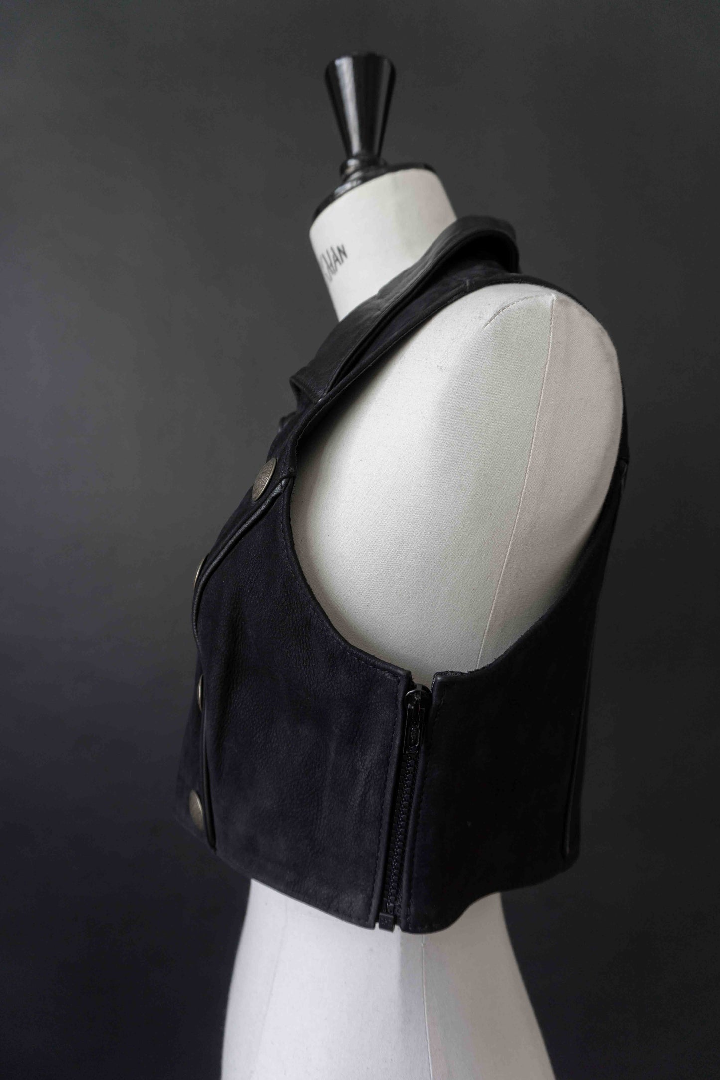 Vintage Pyrate Style Hamburg Ledertop S–M theplaincircle vintage