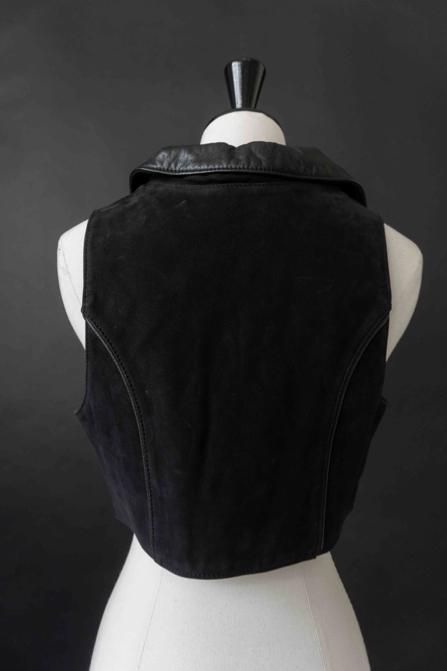 Vintage Pyrate Style Hamburg Ledertop S–M theplaincircle vintage