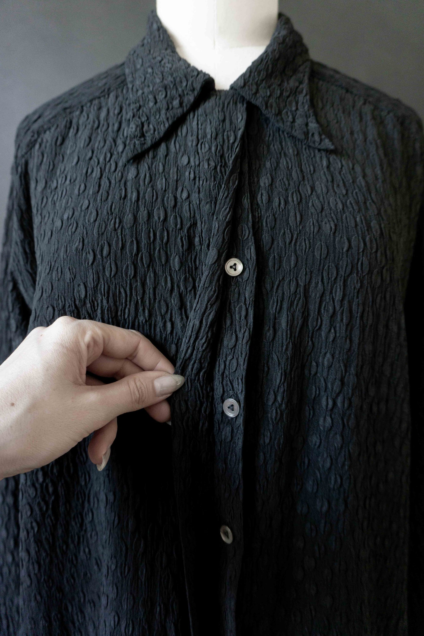 Vintage Van Laack Bluse Silk, S–M theplaincircle vintage
