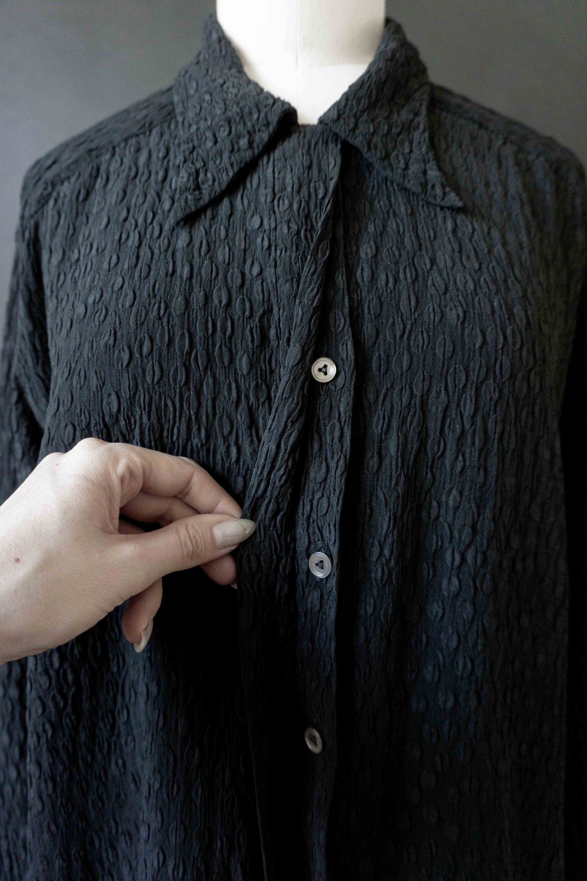Vintage Van Laack Bluse Silk, S–M theplaincircle vintage