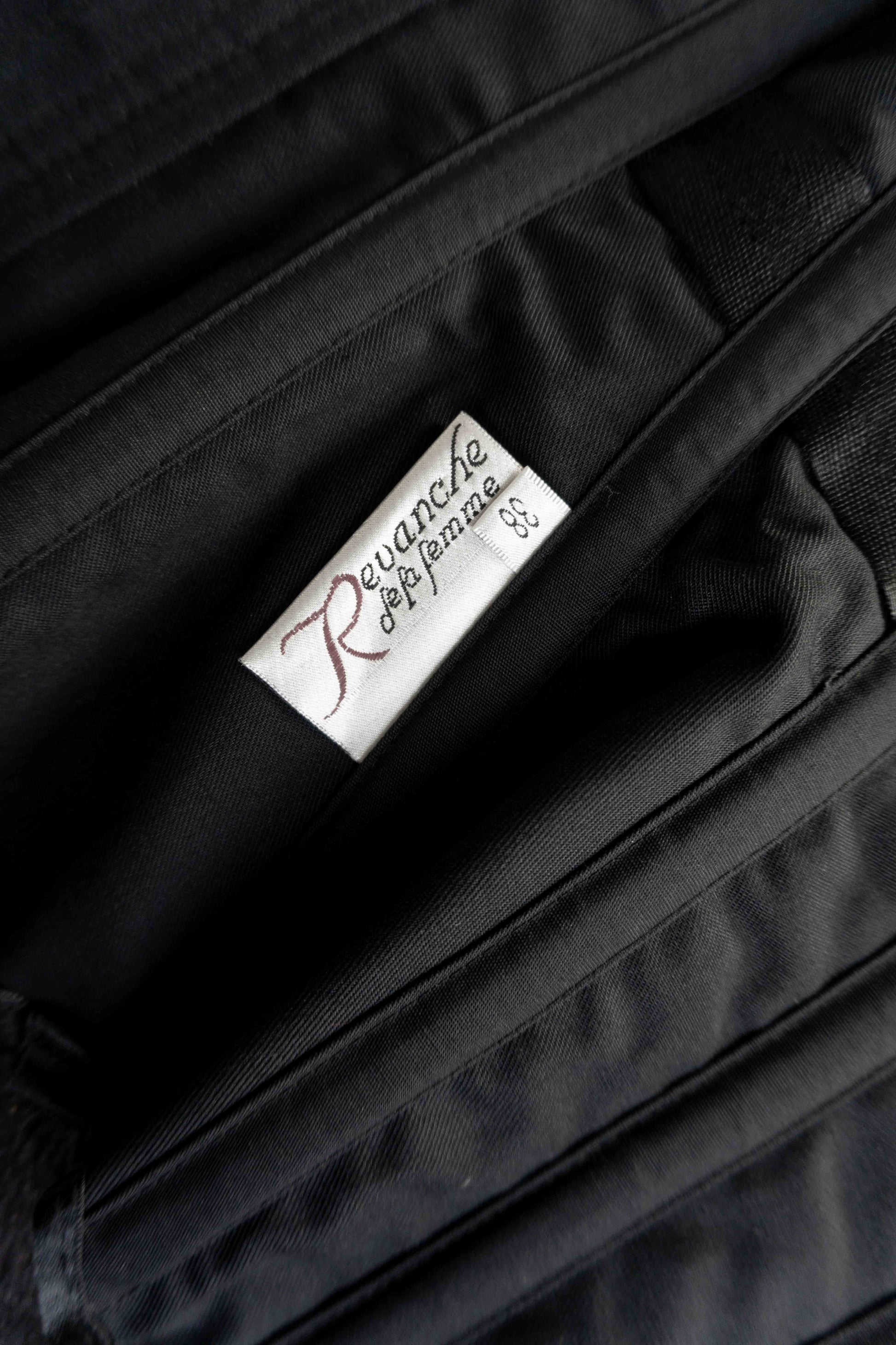 Designer Korsett schwarz – Revanche de la Femme, 38 theplaincircle vintage