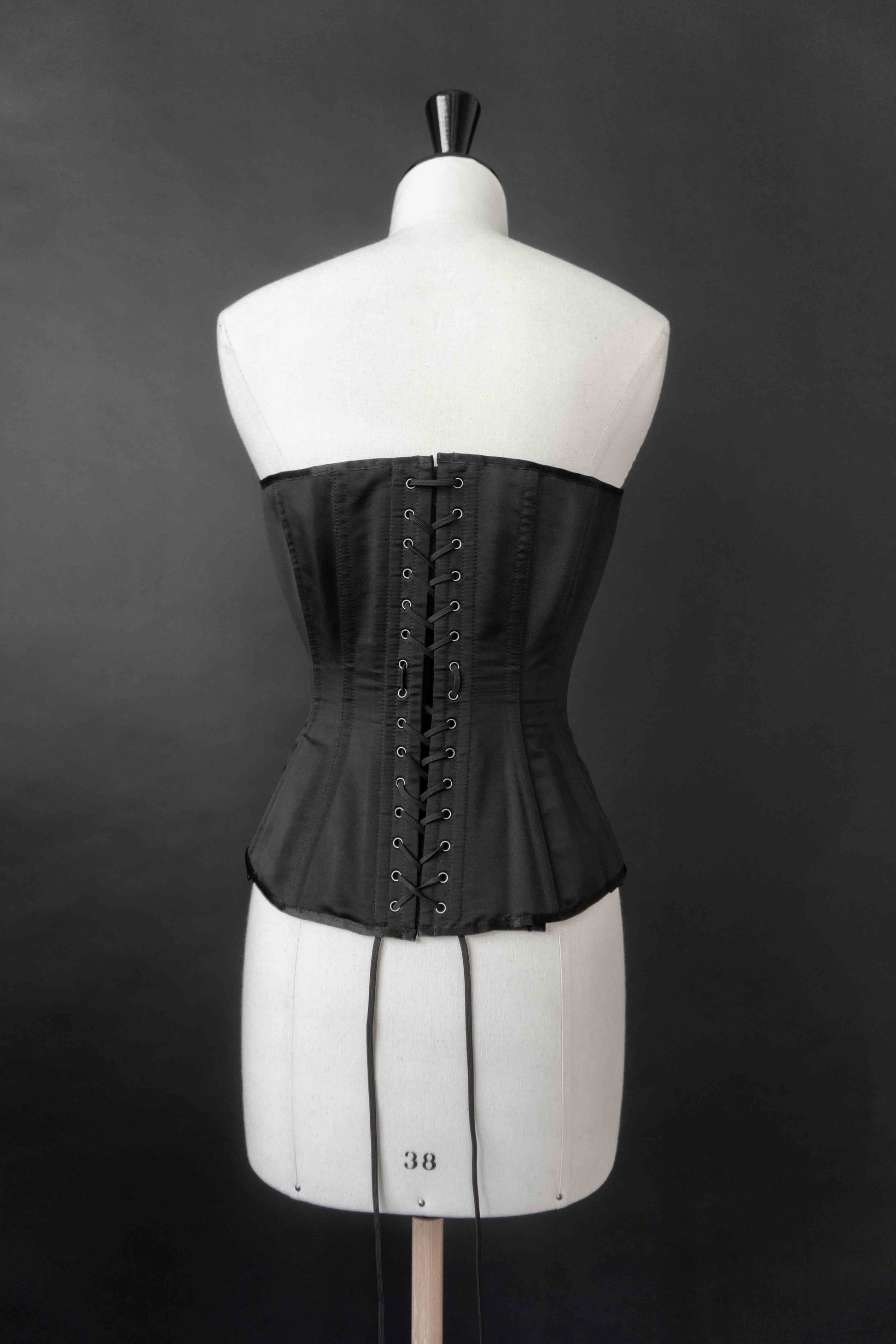 Designer Korsett schwarz – Revanche de la Femme, 38 theplaincircle vintage