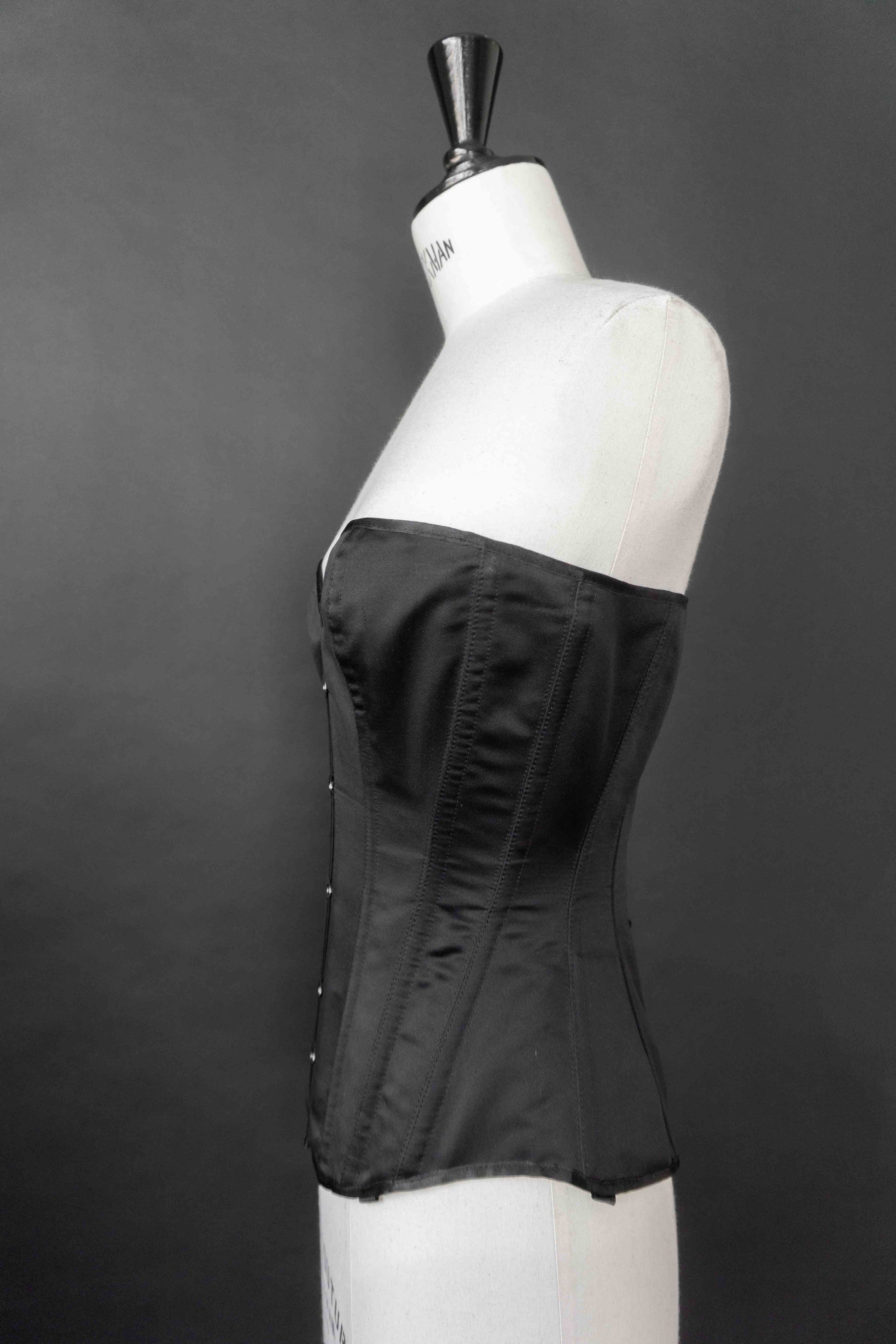 Designer Korsett schwarz – Revanche de la Femme, 38 theplaincircle vintage