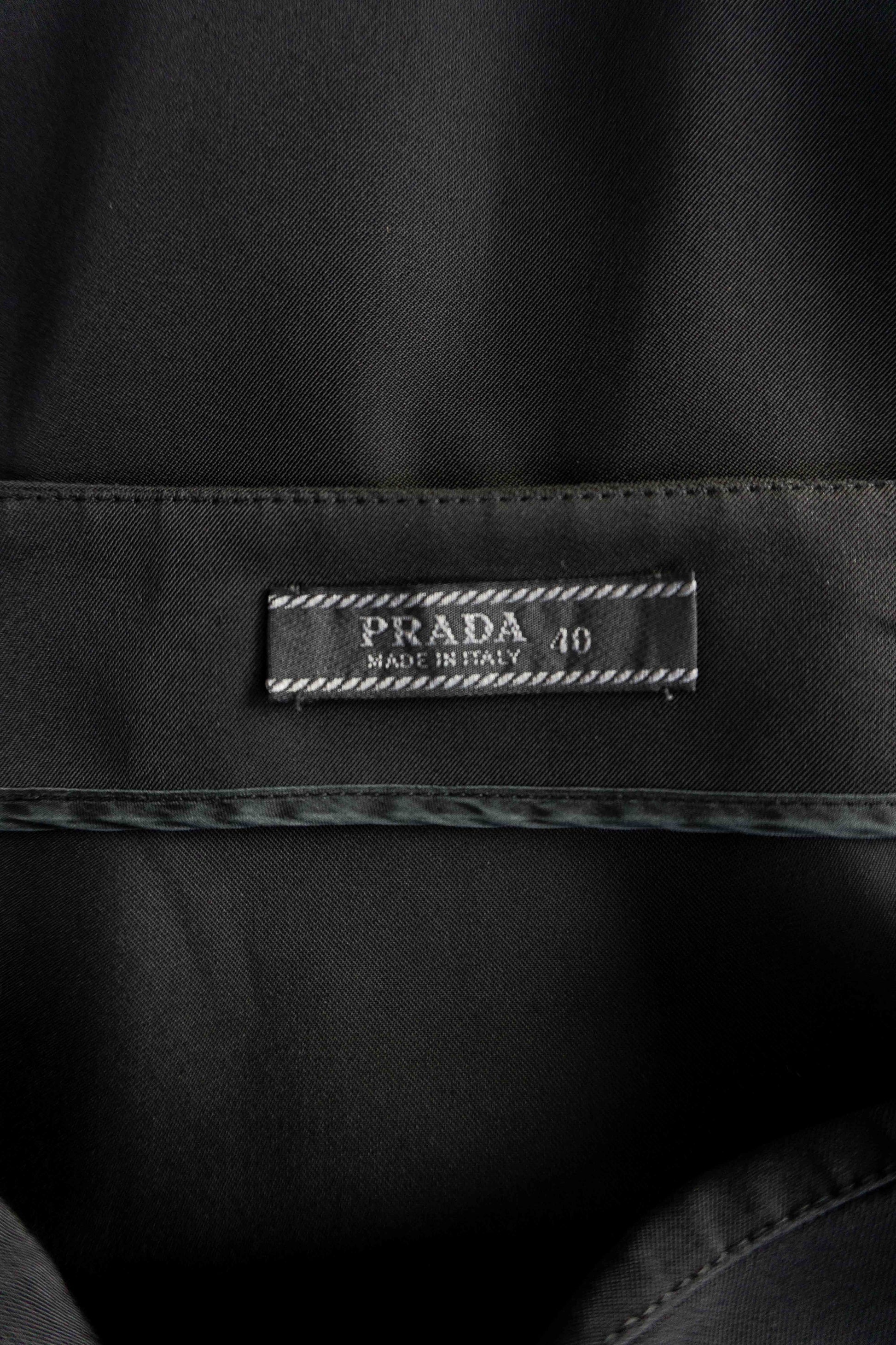 Vintage Prada Mini Skirt — Made in Italy, S theplaincircle vintage