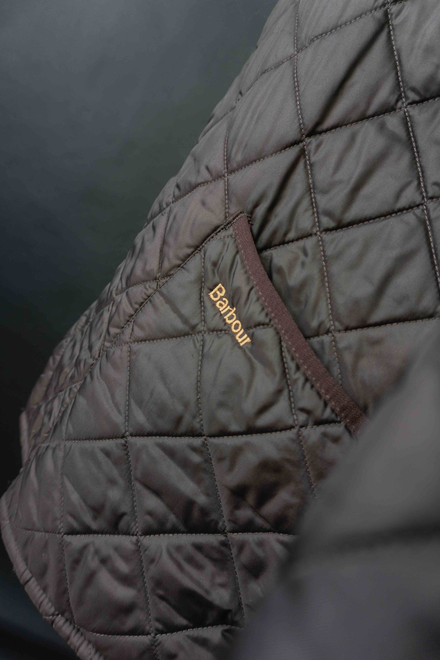 Barbour Steppjacke Braun, Liffesdale Jacket, L theplaincircle vintage