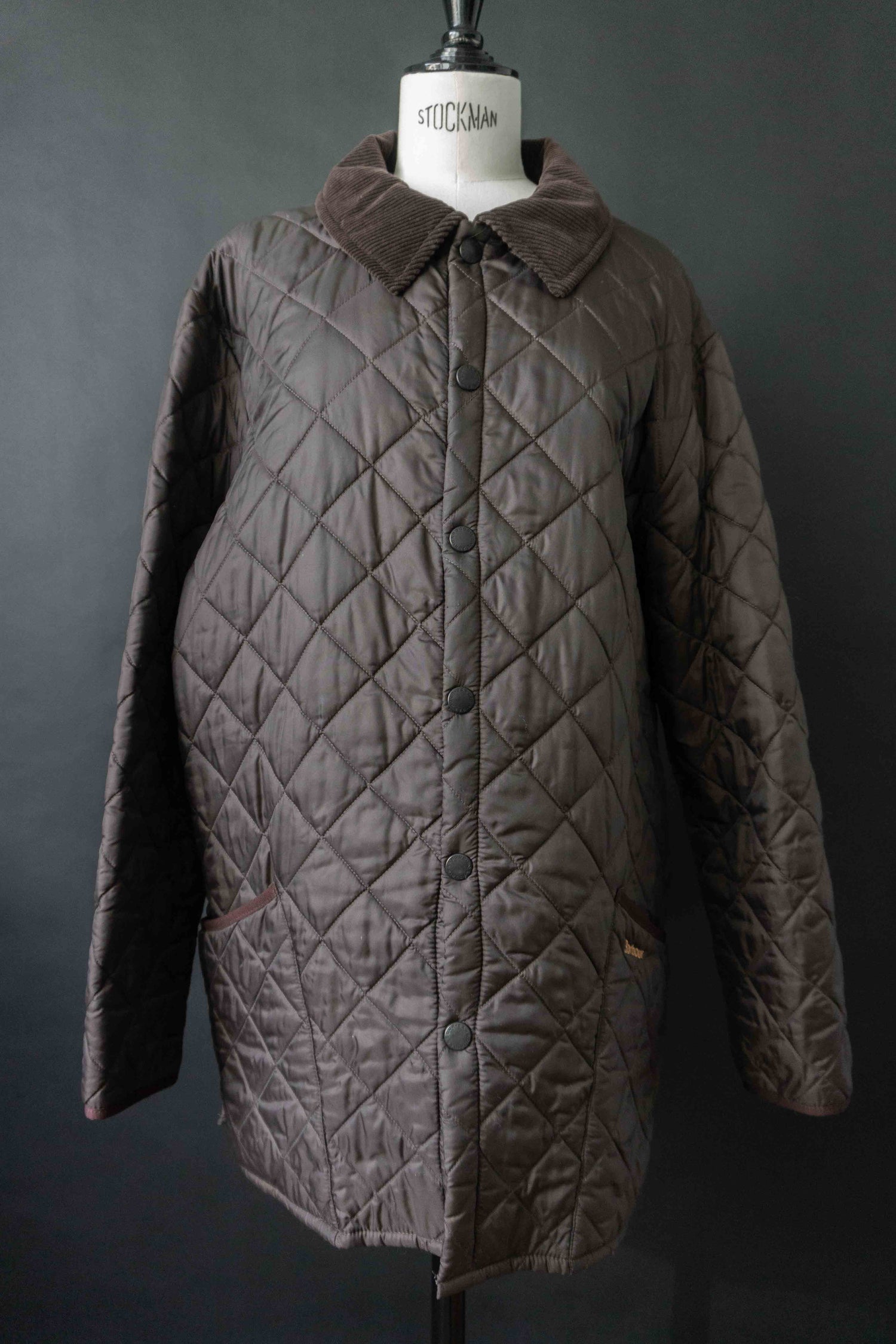 Barbour Steppjacke Braun, Liffesdale Jacket, L theplaincircle vintage