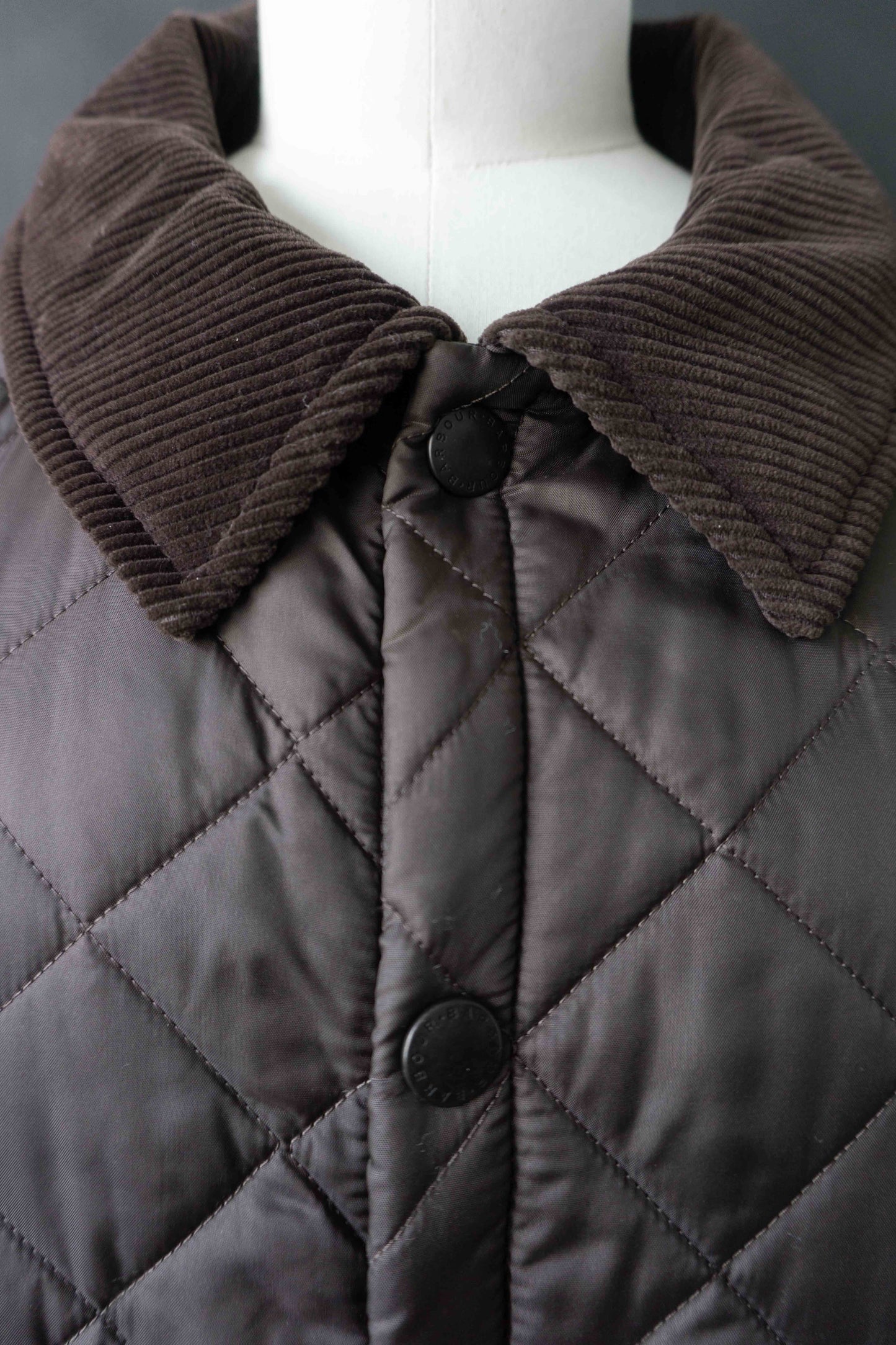 Barbour Steppjacke Braun, Liffesdale Jacket, L theplaincircle vintage