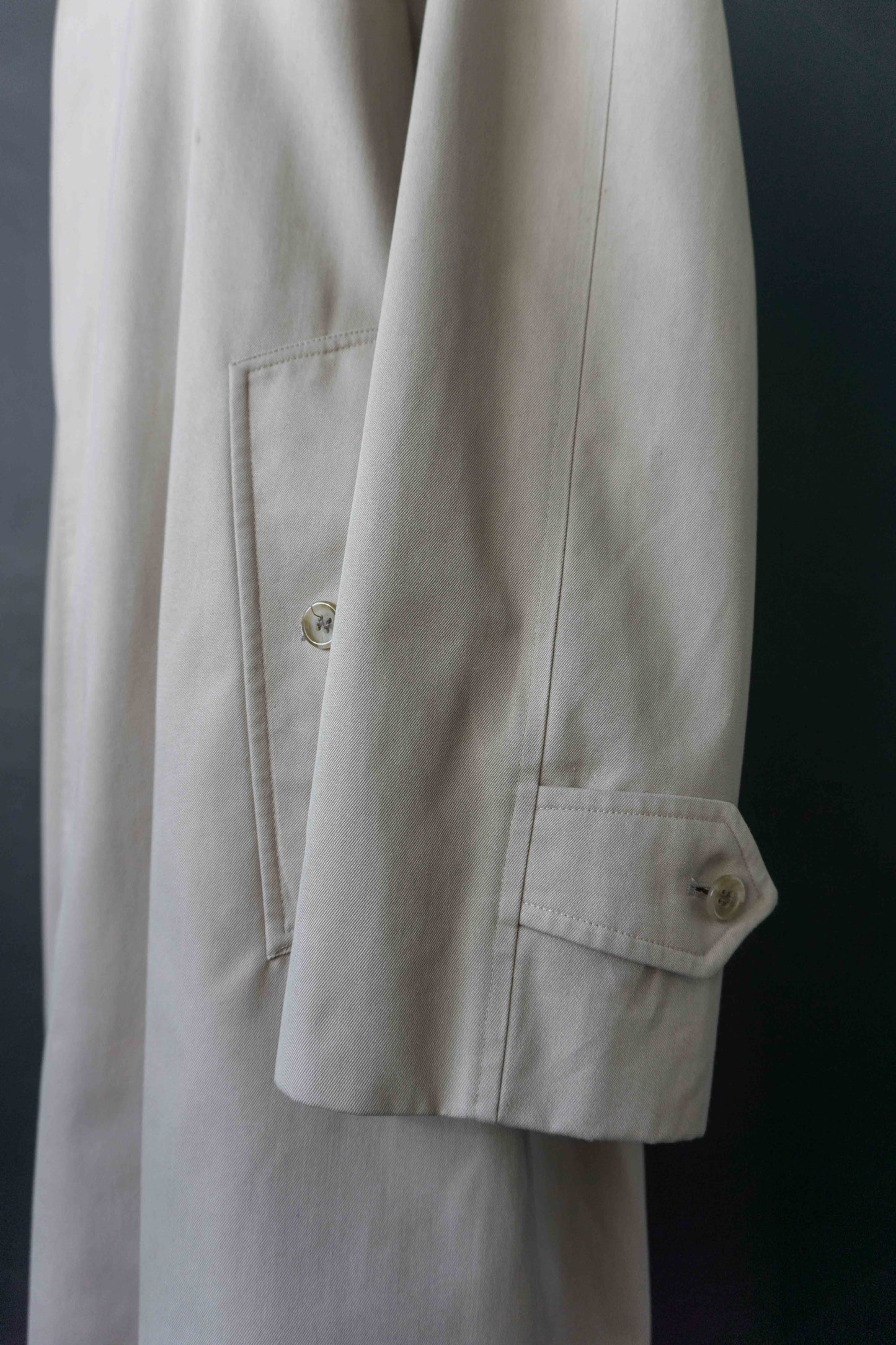 Burberrys Car Coat Beige – Vintage 80s Nova Check, M–L theplaincircle vintage
