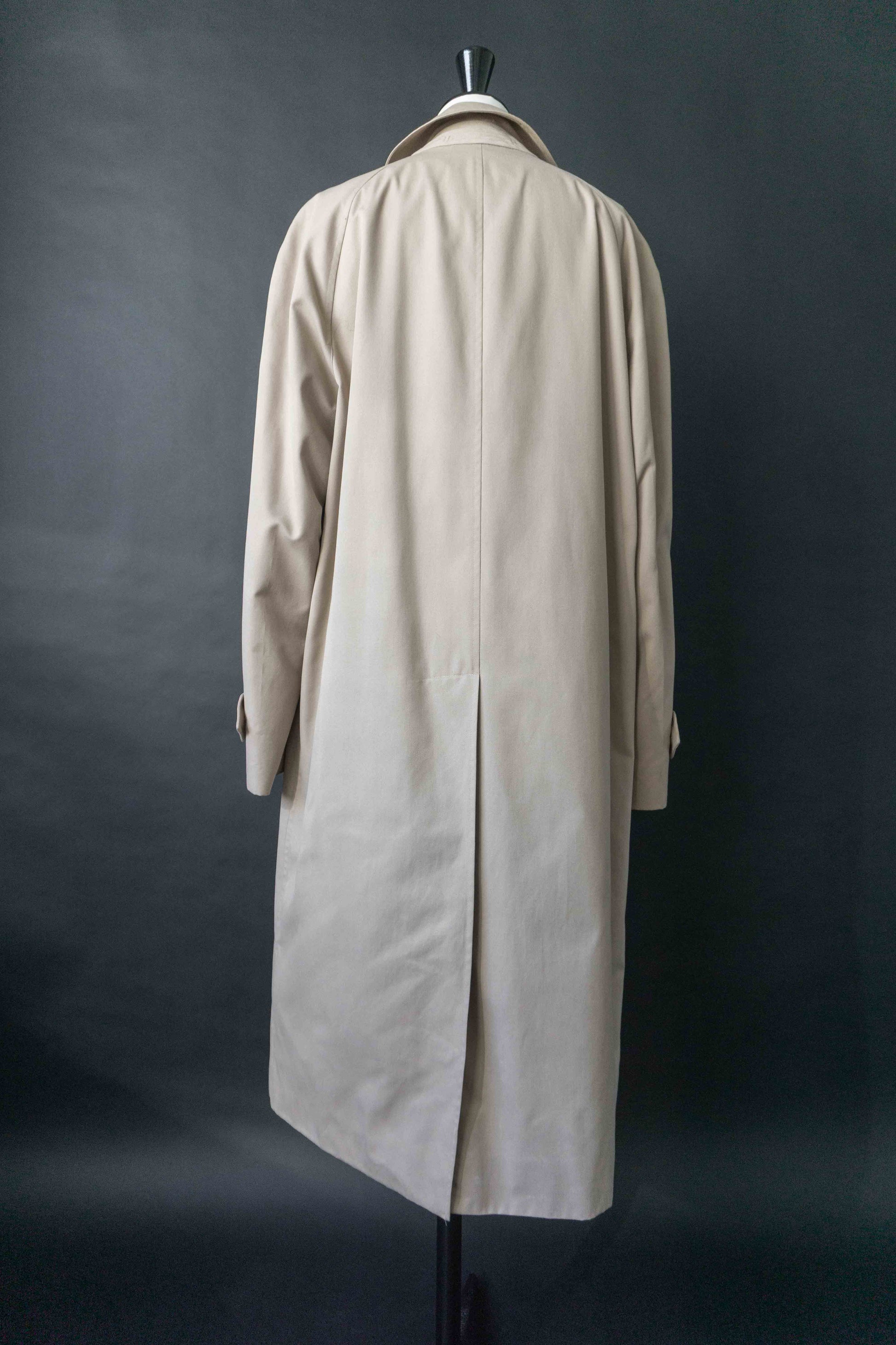 Burberrys Car Coat Beige – Vintage 80s Nova Check, M–L theplaincircle vintage