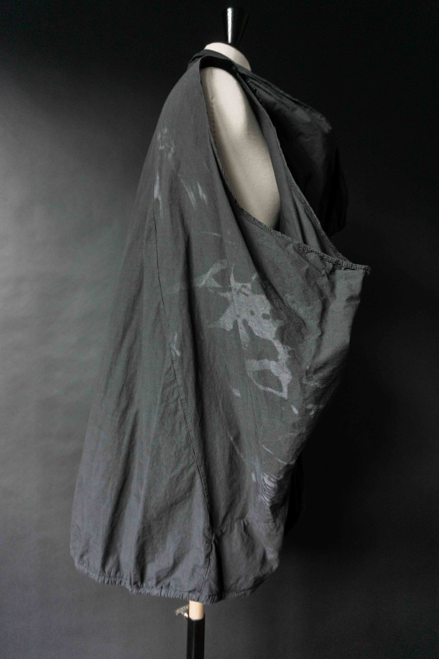 LUUKAA Avantgarde Layering-Weste aus Baumwolle in Schwarz, M–XXL theplaincircle vintage