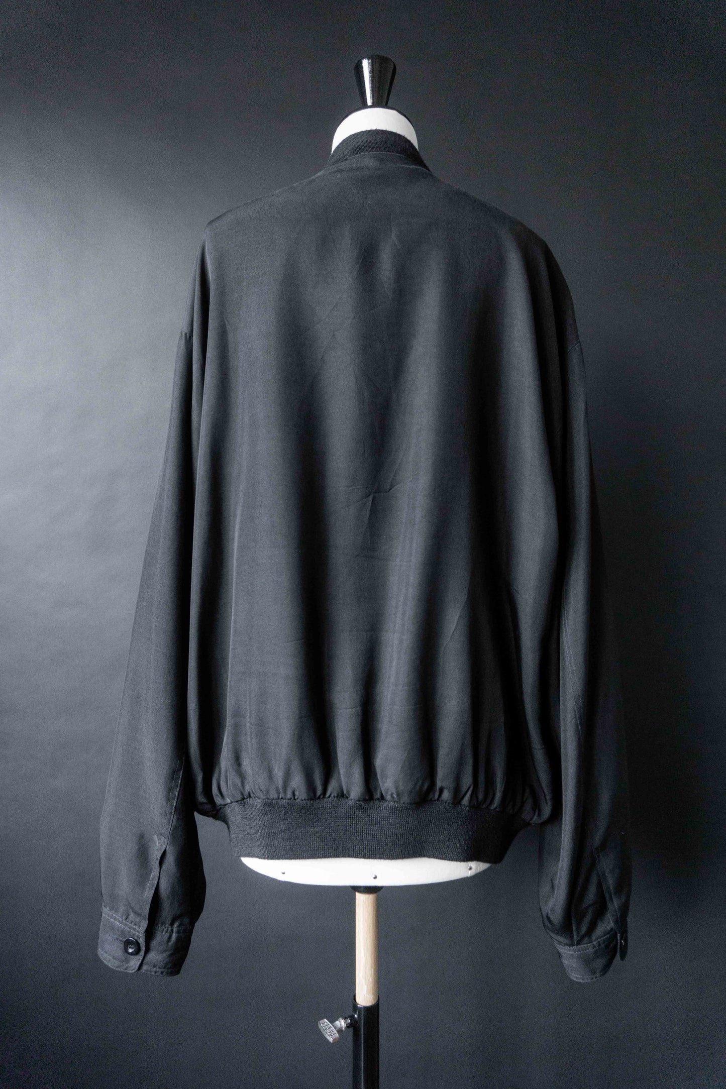 Vintage Blousonjacke 80s, Seide, M–XL theplaincircle vintage
