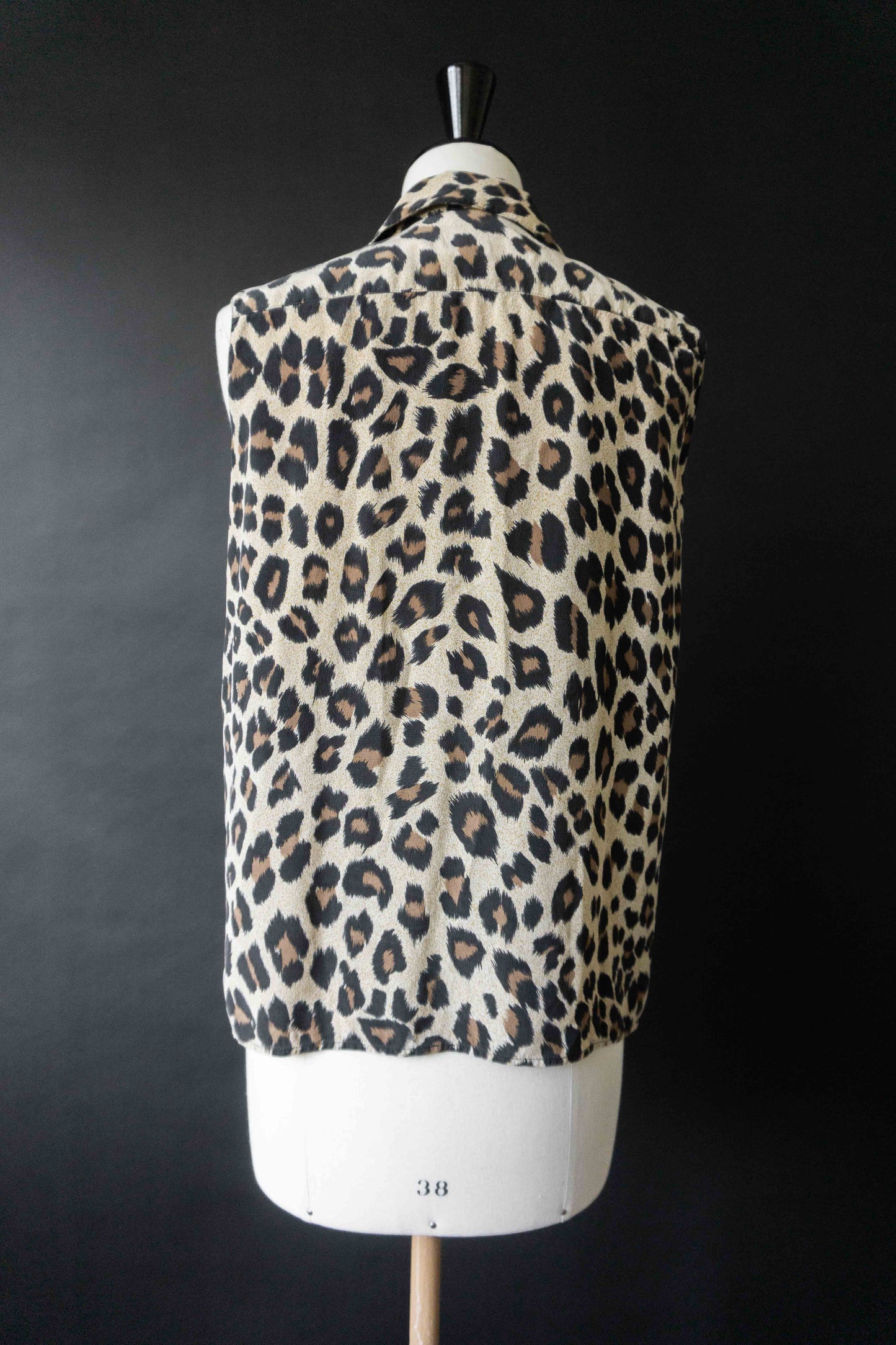 Vintage Leo-Seidenbluse aus den 90ern, S–M theplaincircle vintage