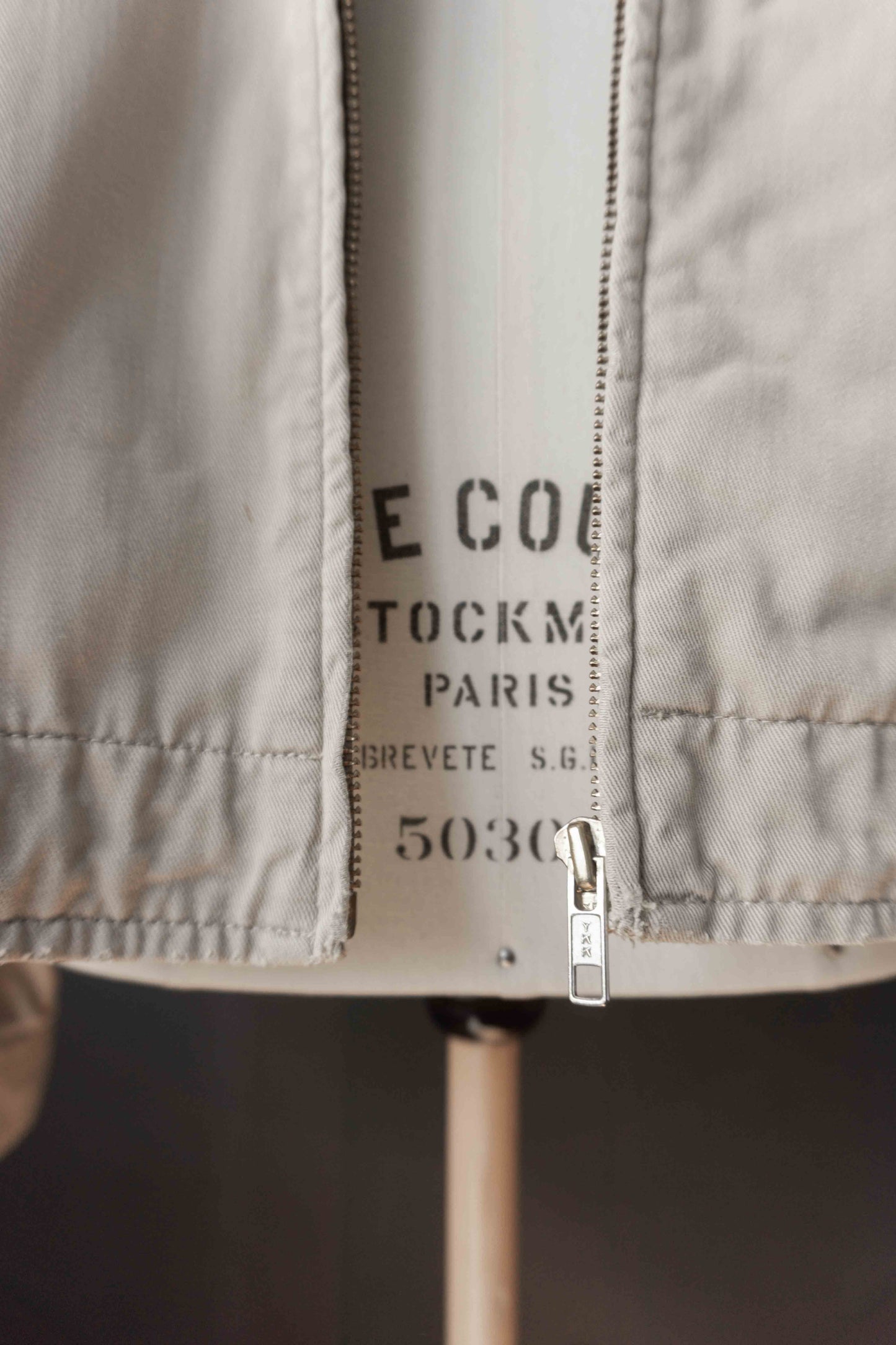 90s Ralph Lauren Blouson Jacke, Beige, XL theplaincircle vintage
