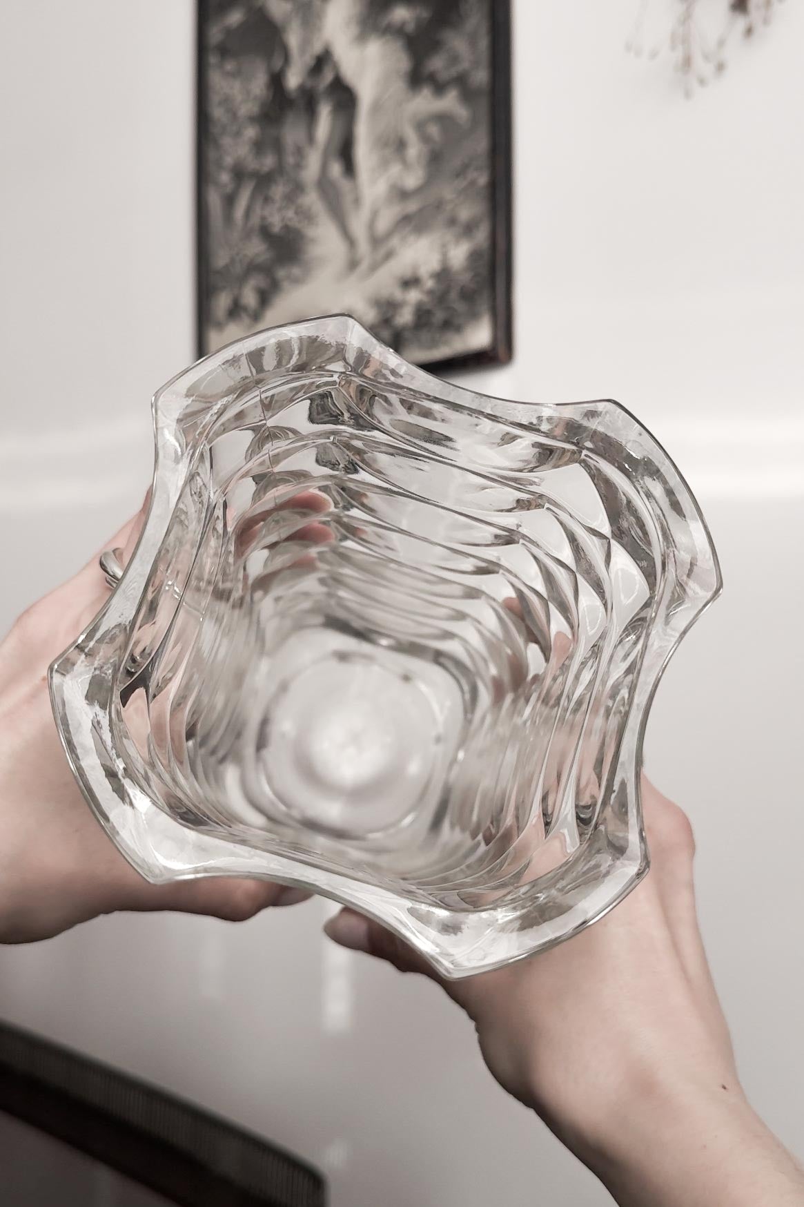 Vintage Glasvasen – Strukturierte Einzelstücke theplaincircle vintage