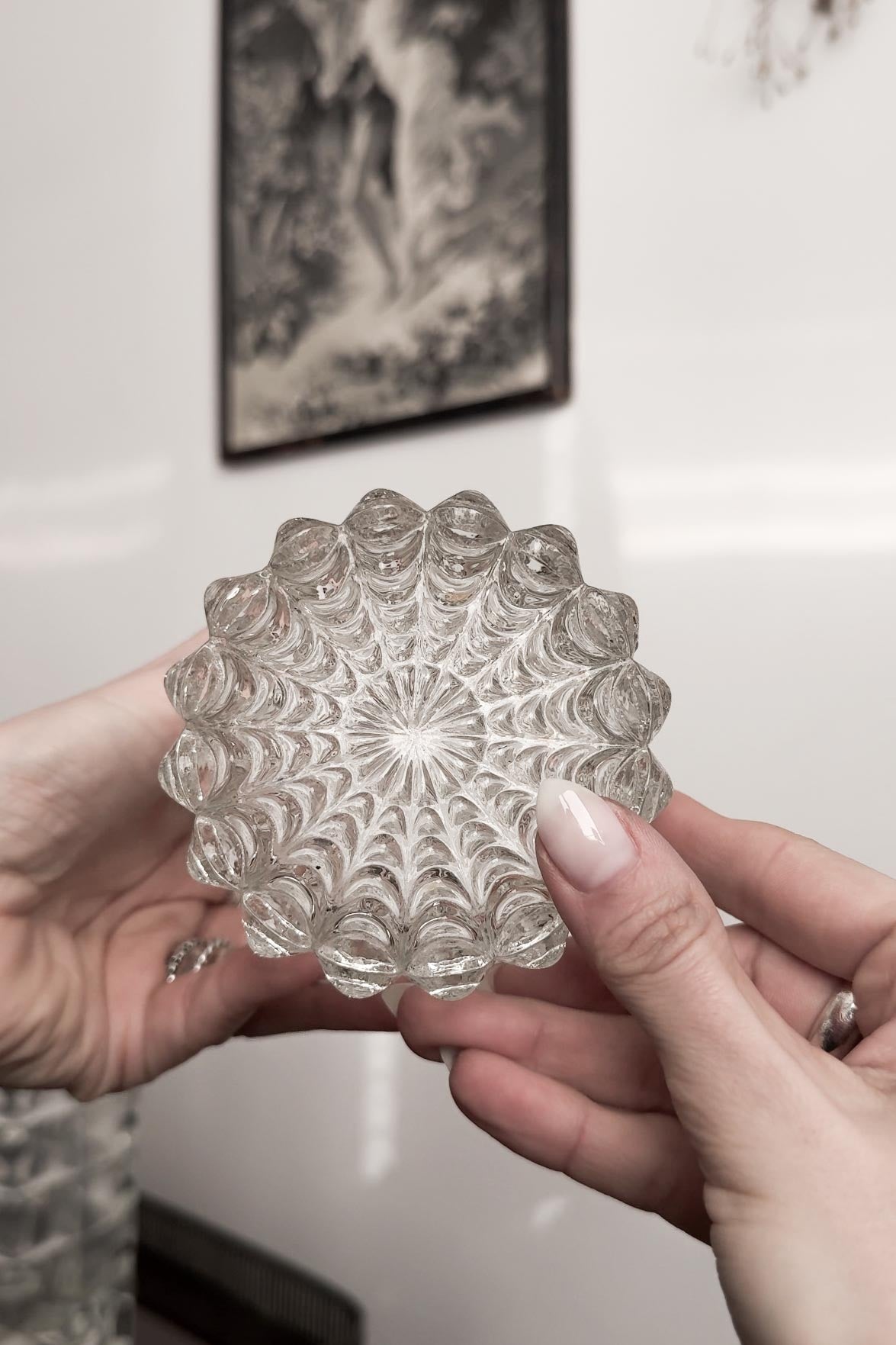 Vintage Glasvasen – Strukturierte Einzelstücke theplaincircle vintage