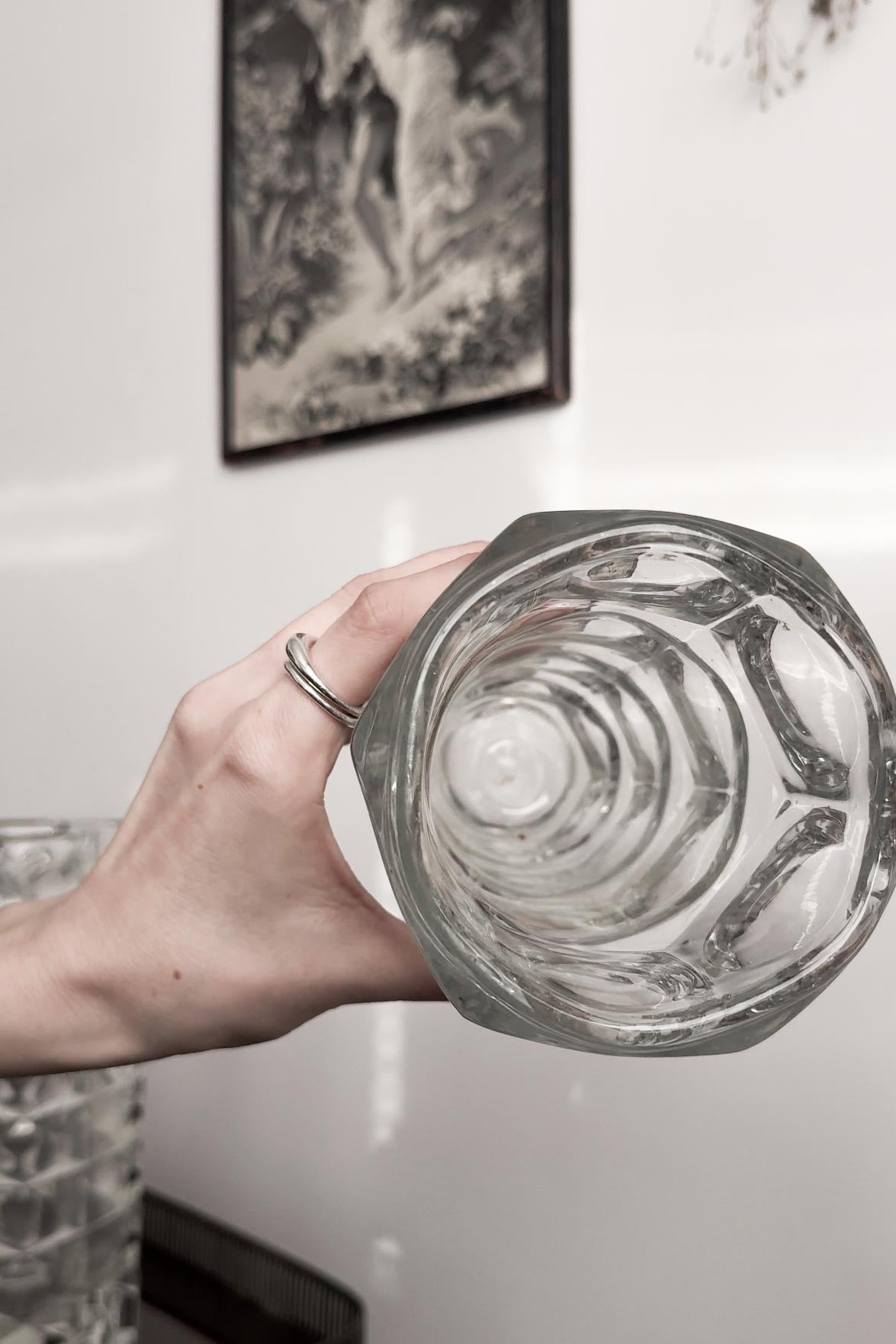 Vintage Glasvasen – Strukturierte Einzelstücke theplaincircle vintage