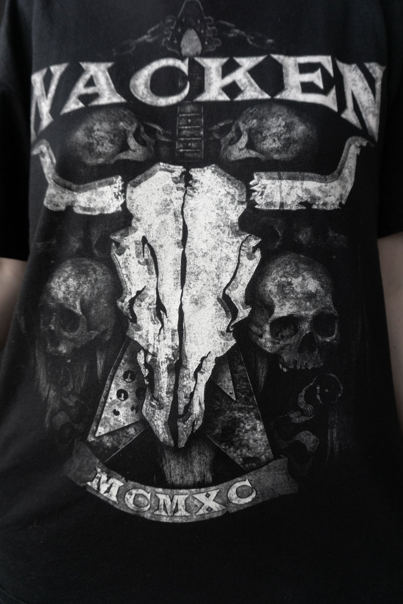 Wacken Open Air 2010 Festival T-Shirt – 20 Years Faster Harder Louder, L theplaincircle vintage
