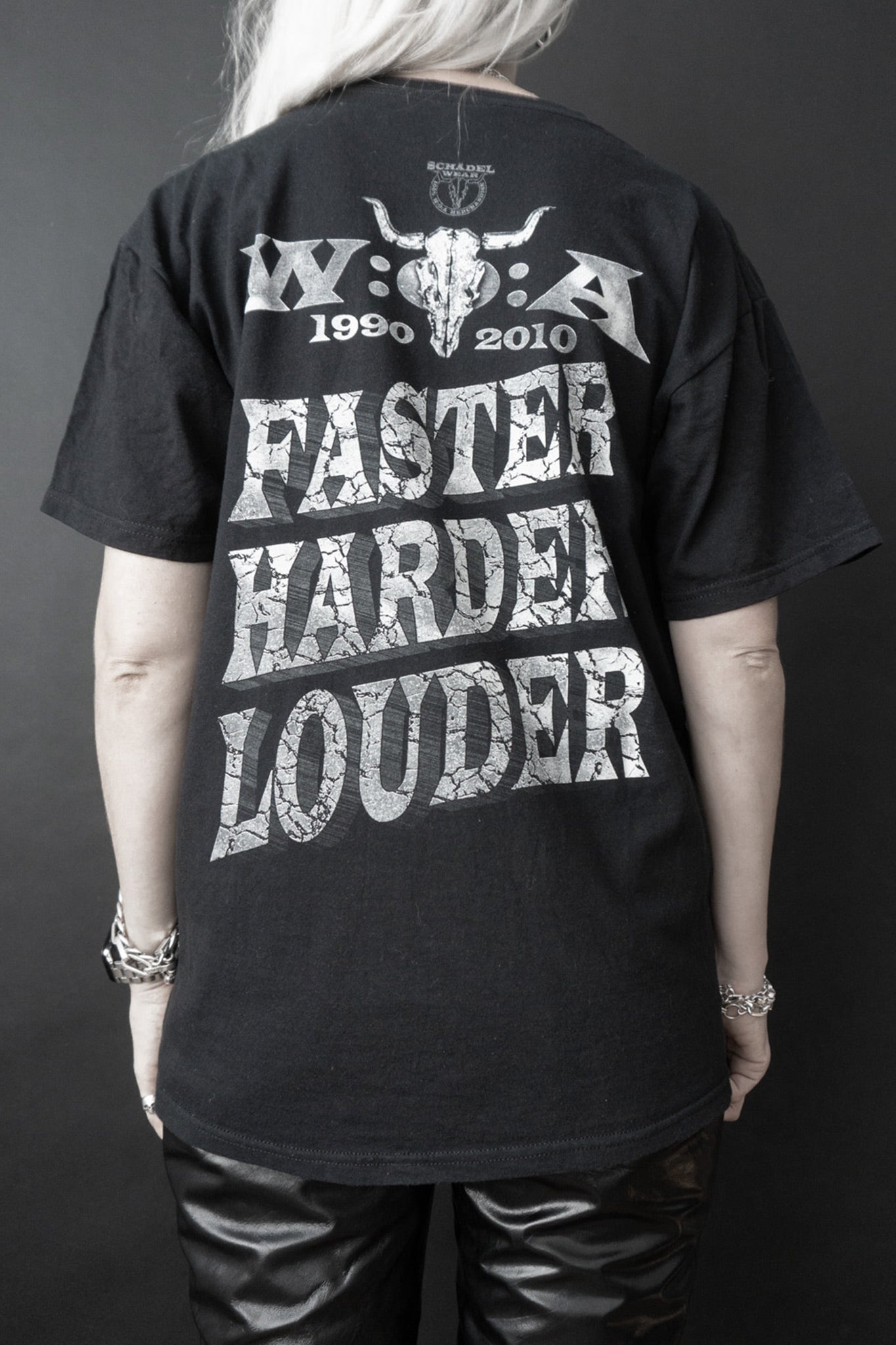 Wacken Open Air 2010 Festival T-Shirt – 20 Years Faster Harder Louder, L theplaincircle vintage