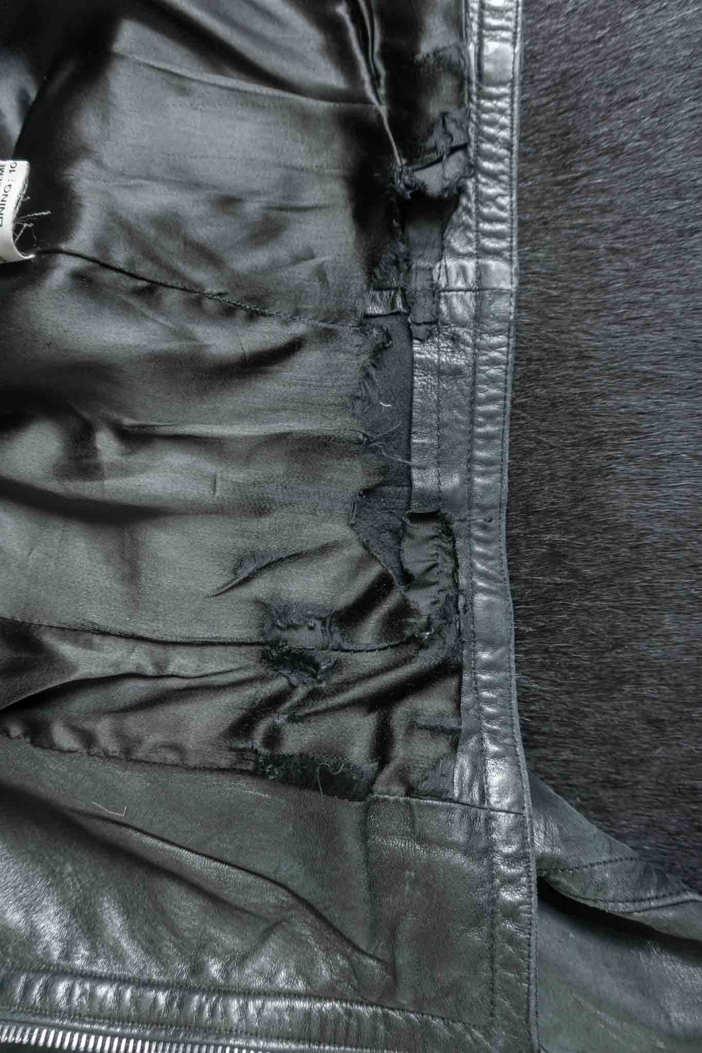 Vinage 80s Lederjacke aus weichem Slouchy-Leder mit Gürtel, S–M theplaincircle vintage