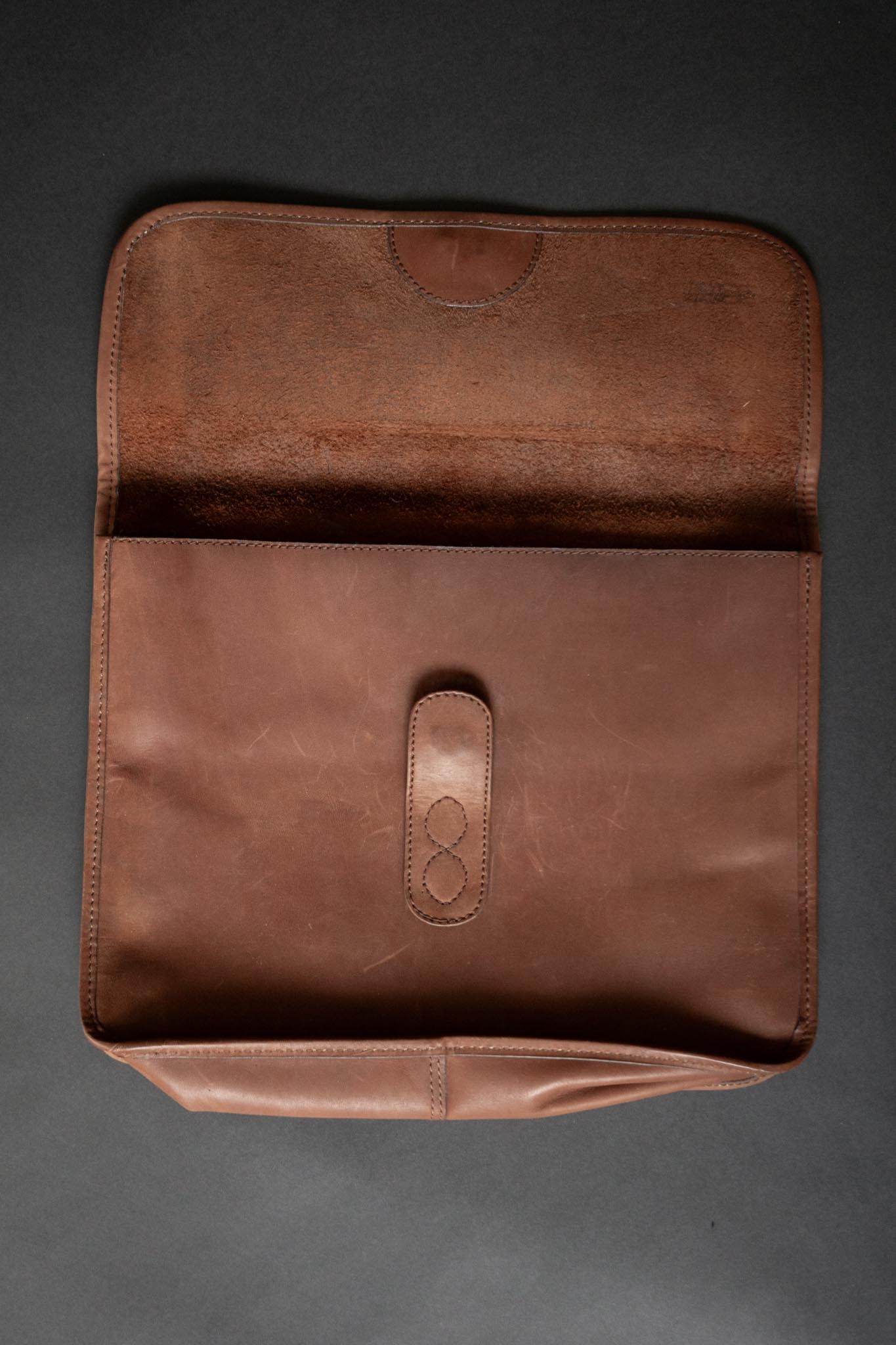 Vintage BREE Ledertasche aus braunem Leder