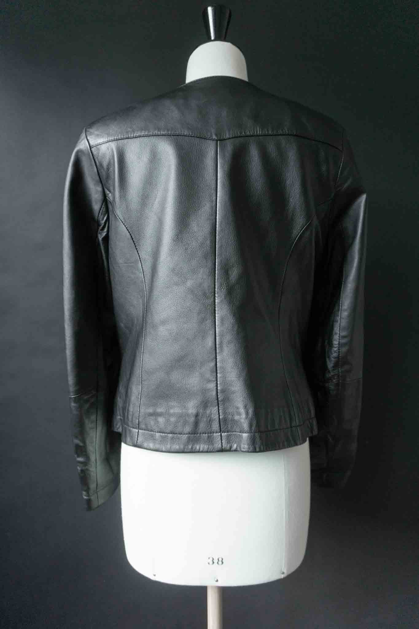 Vintage 90s Lederjacke aus Nappa Leder, S–M theplaincircle vintage