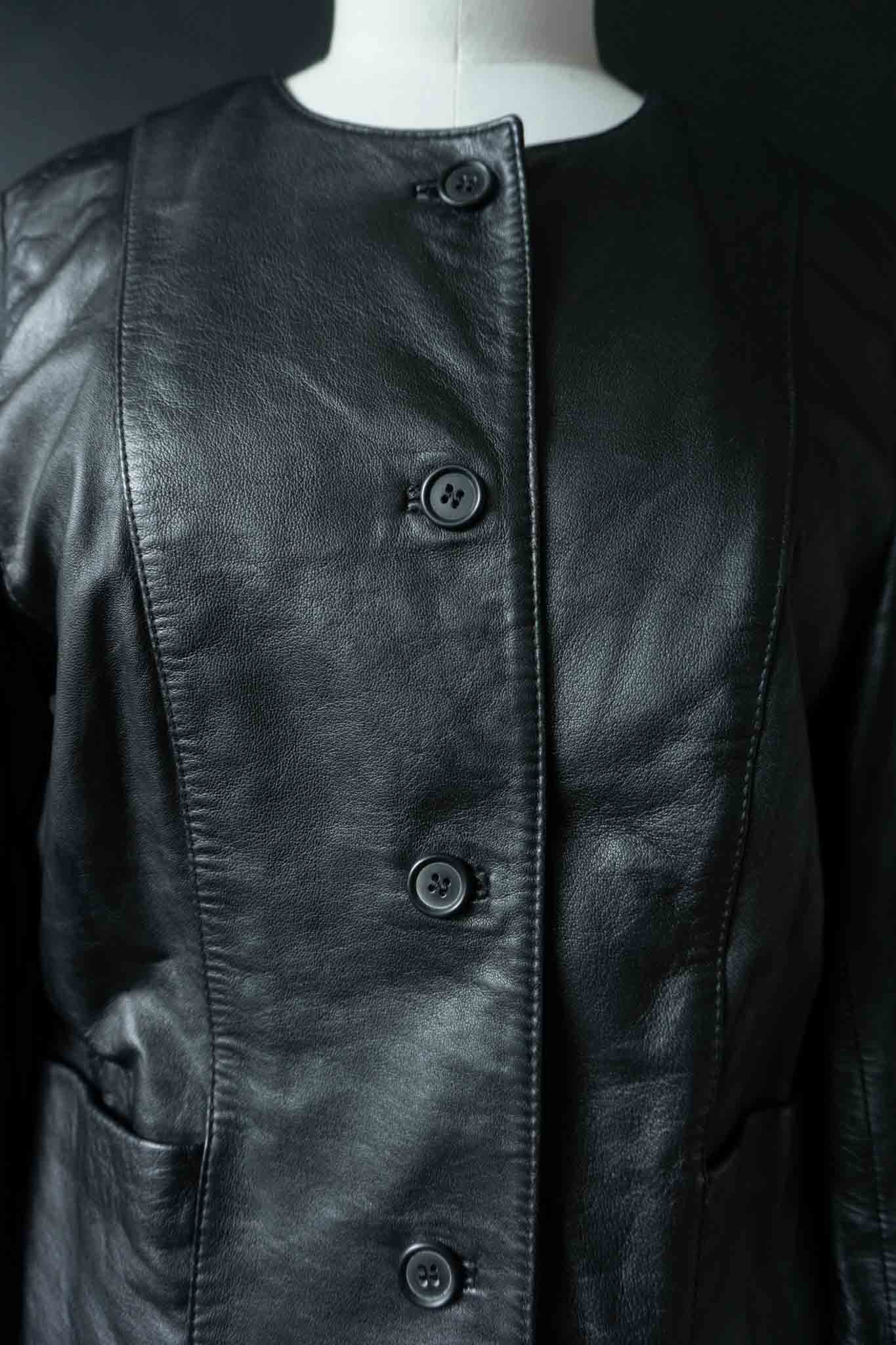 Vintage 90s Lederjacke aus Nappa Leder, S–M theplaincircle vintage