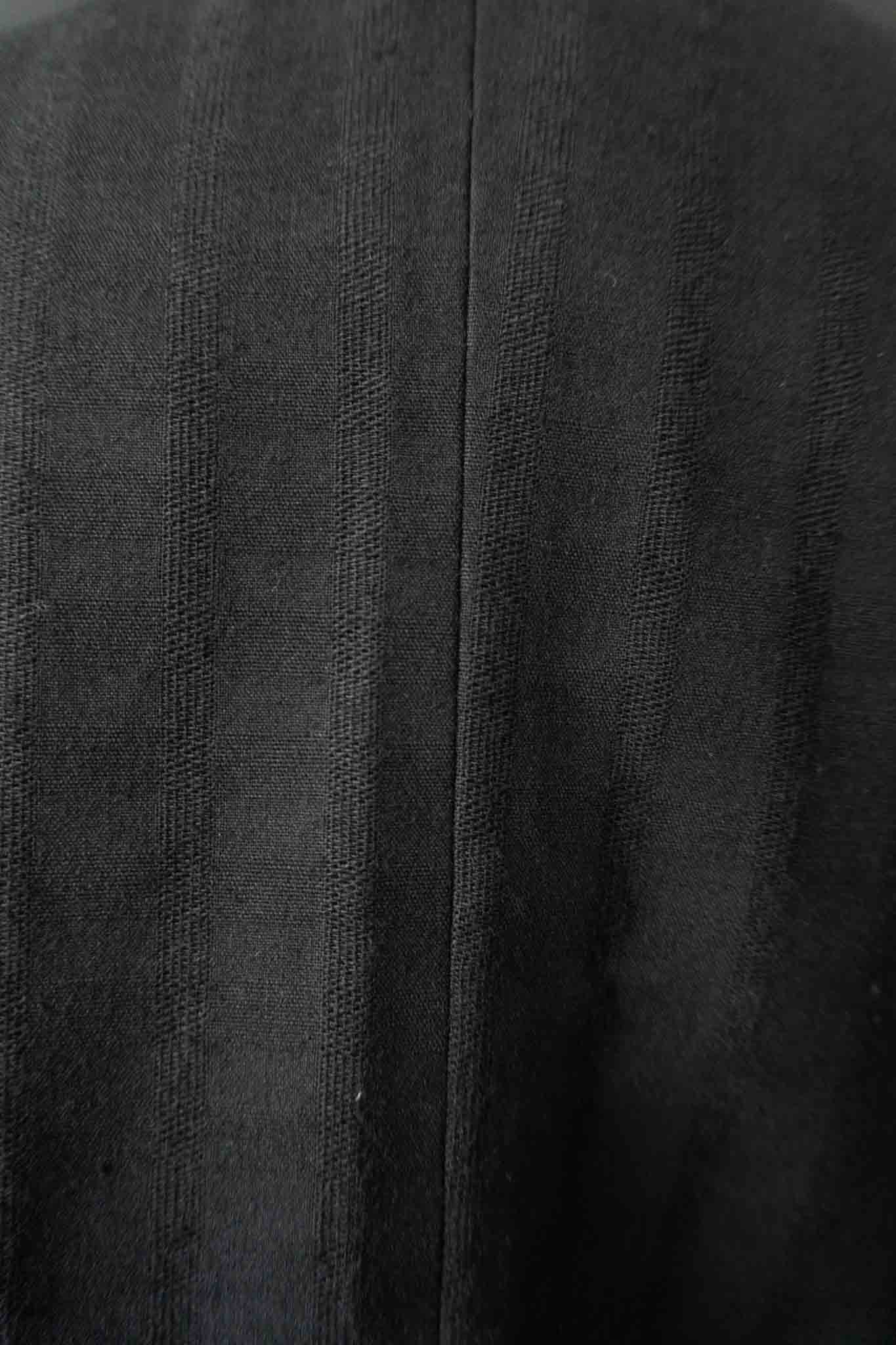 Vintage Avantgarde Blazer Struktur, Schwarz, M–L