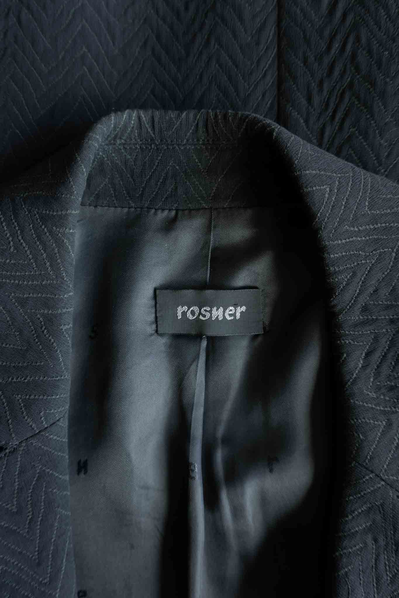 Vintage Rosner Overshirt mit Struktur, M–L